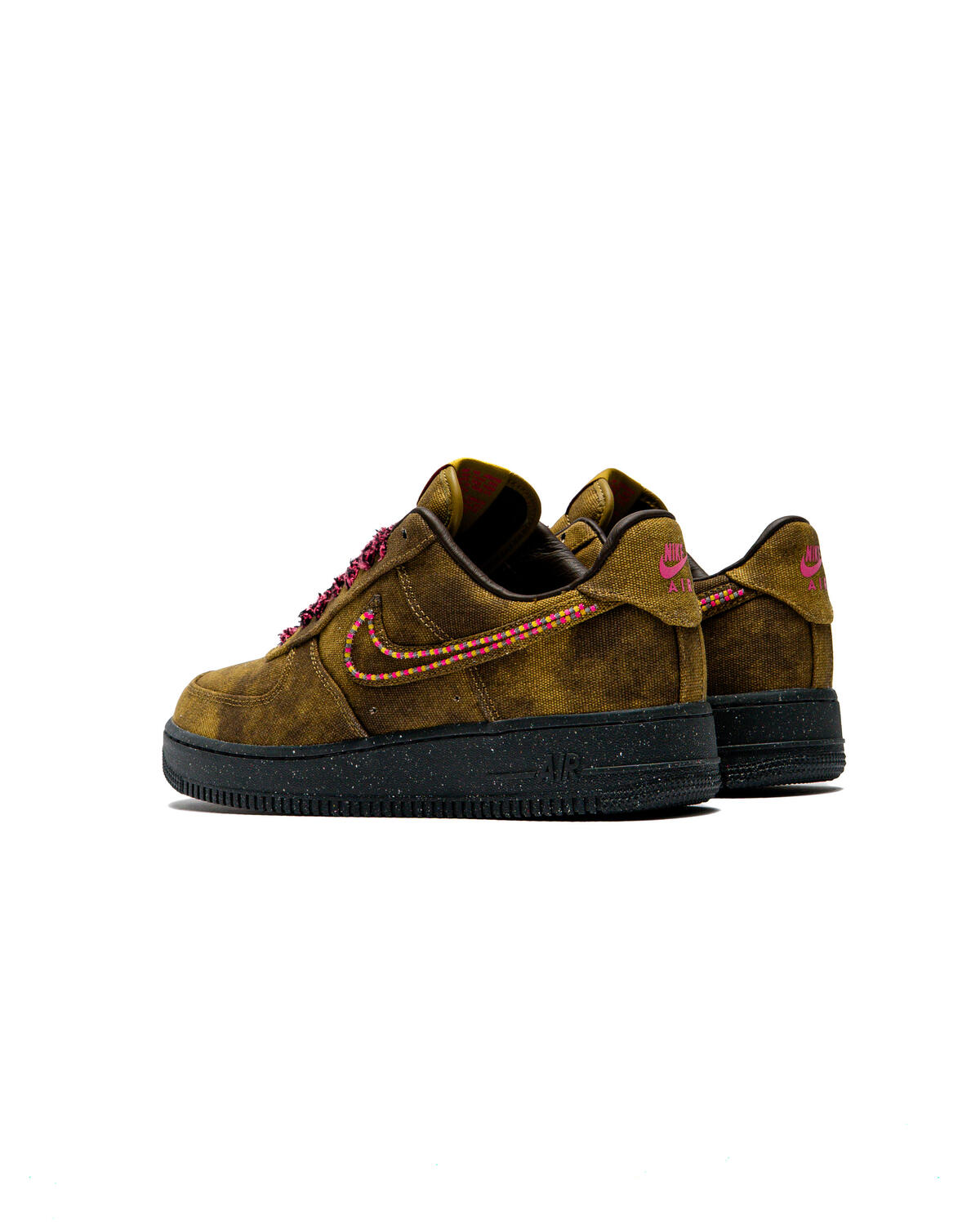 Nike Air Force 1 Boucle QS - Desert Moss/Fierce Pink (Women's) - Image 63