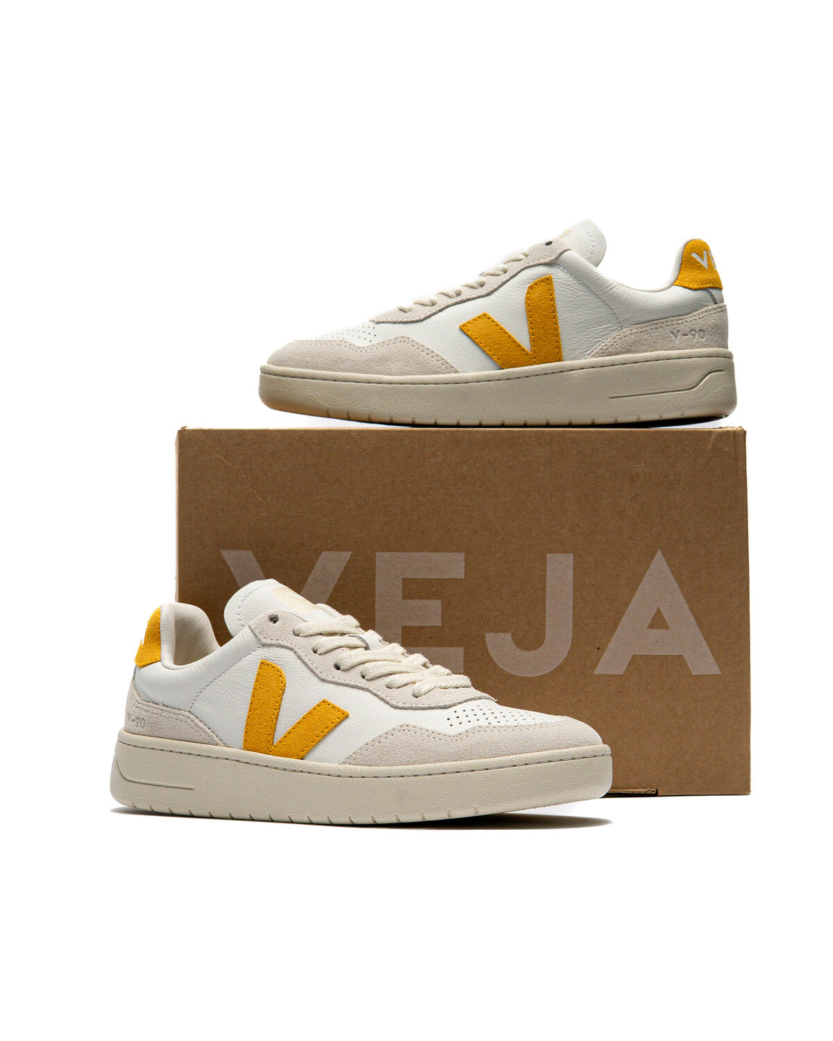 Veja V-90 Logo-detail Sneakers (Women's) - Image 6