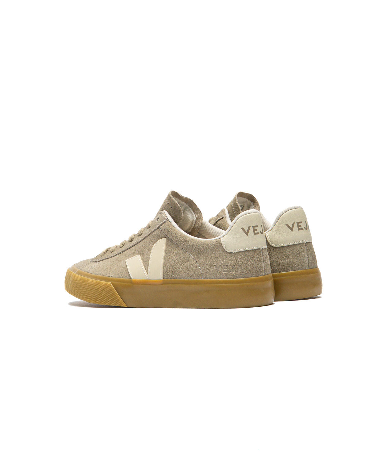 Veja Campo Suede Taupe Pierre Natural Sneakers (Women's) - Image 4