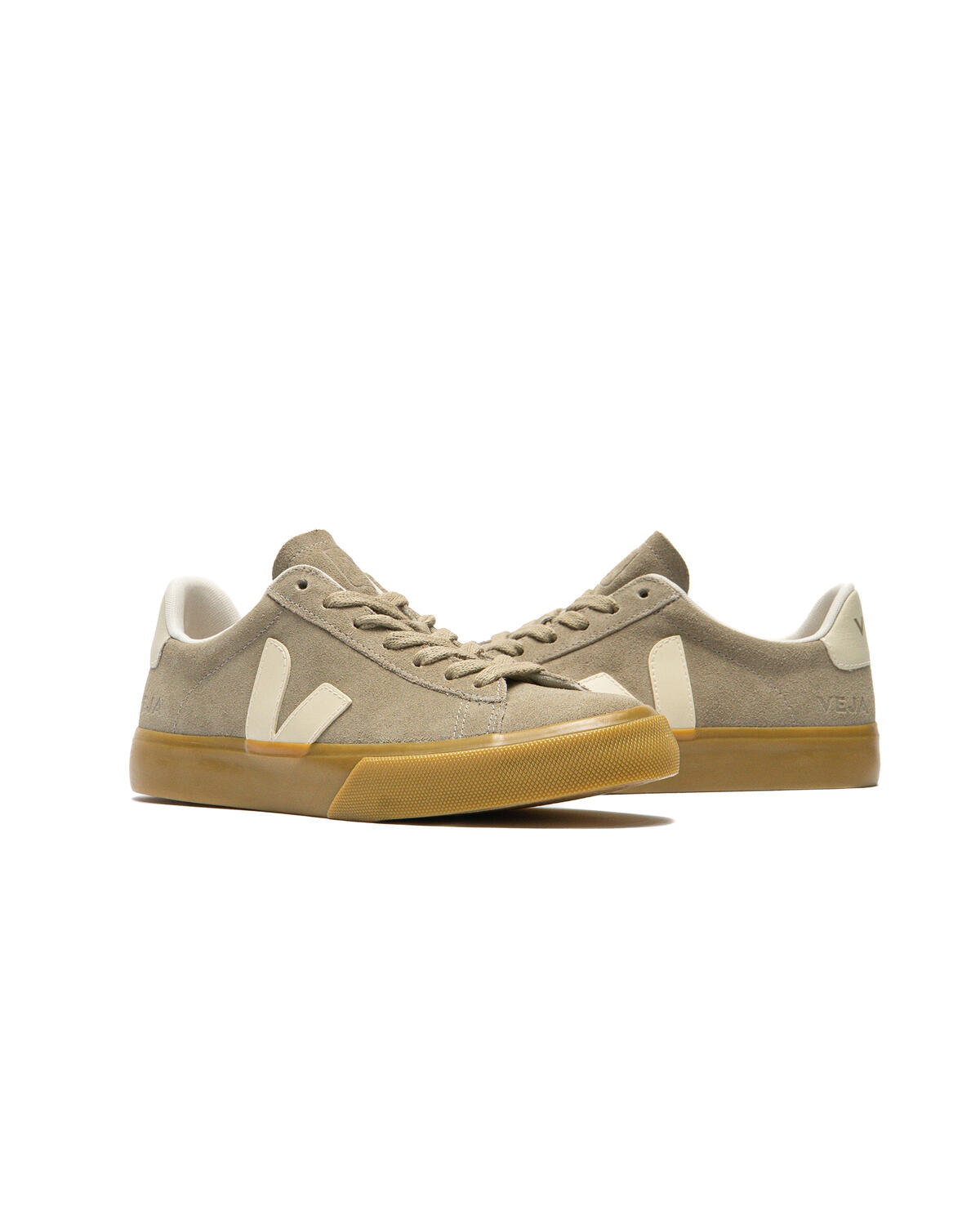 Veja Campo Suede Taupe Pierre Natural Sneakers (Women's) - Image 5