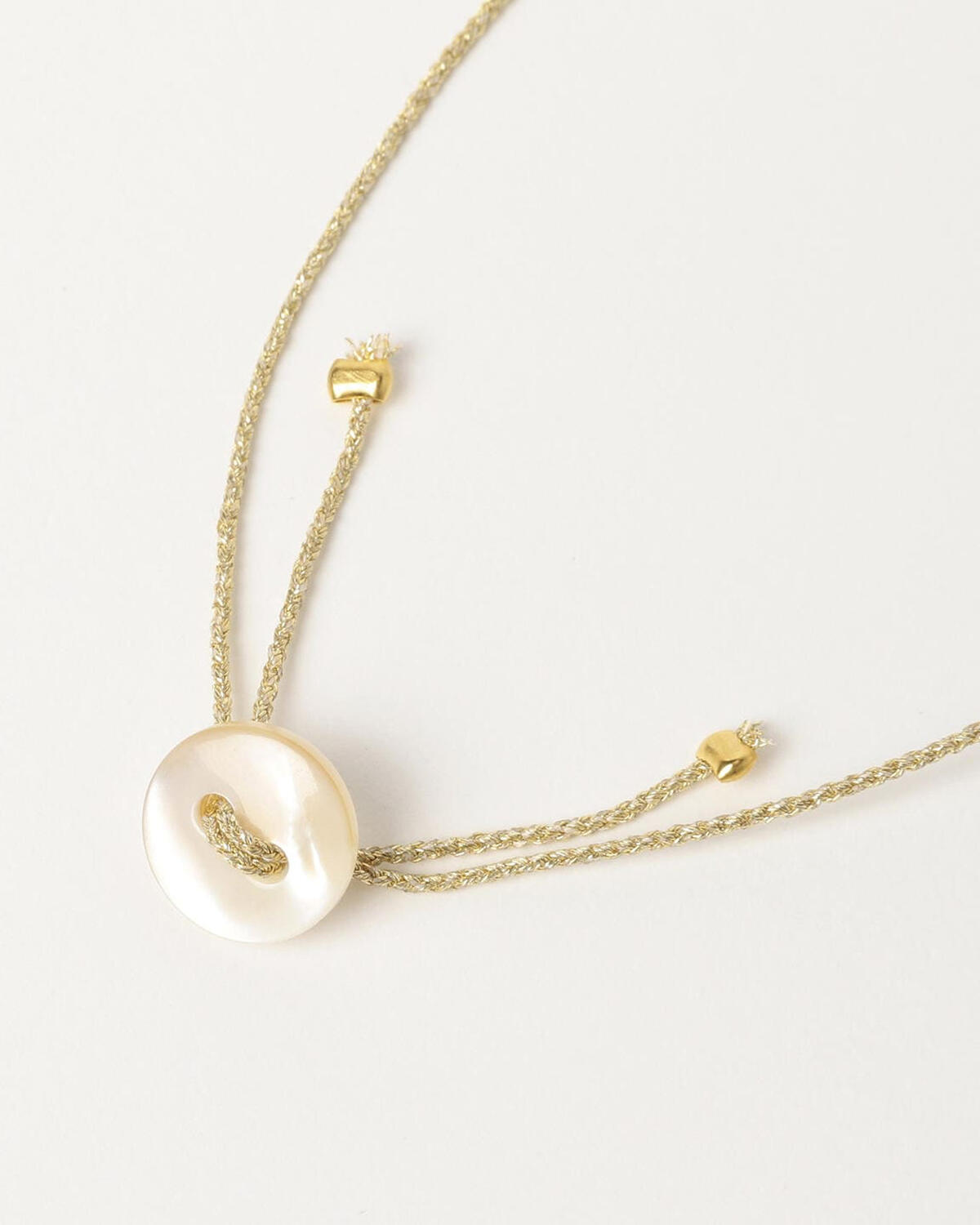 Beams Japan Jinbo Pearl Button Bracelet - Image 3