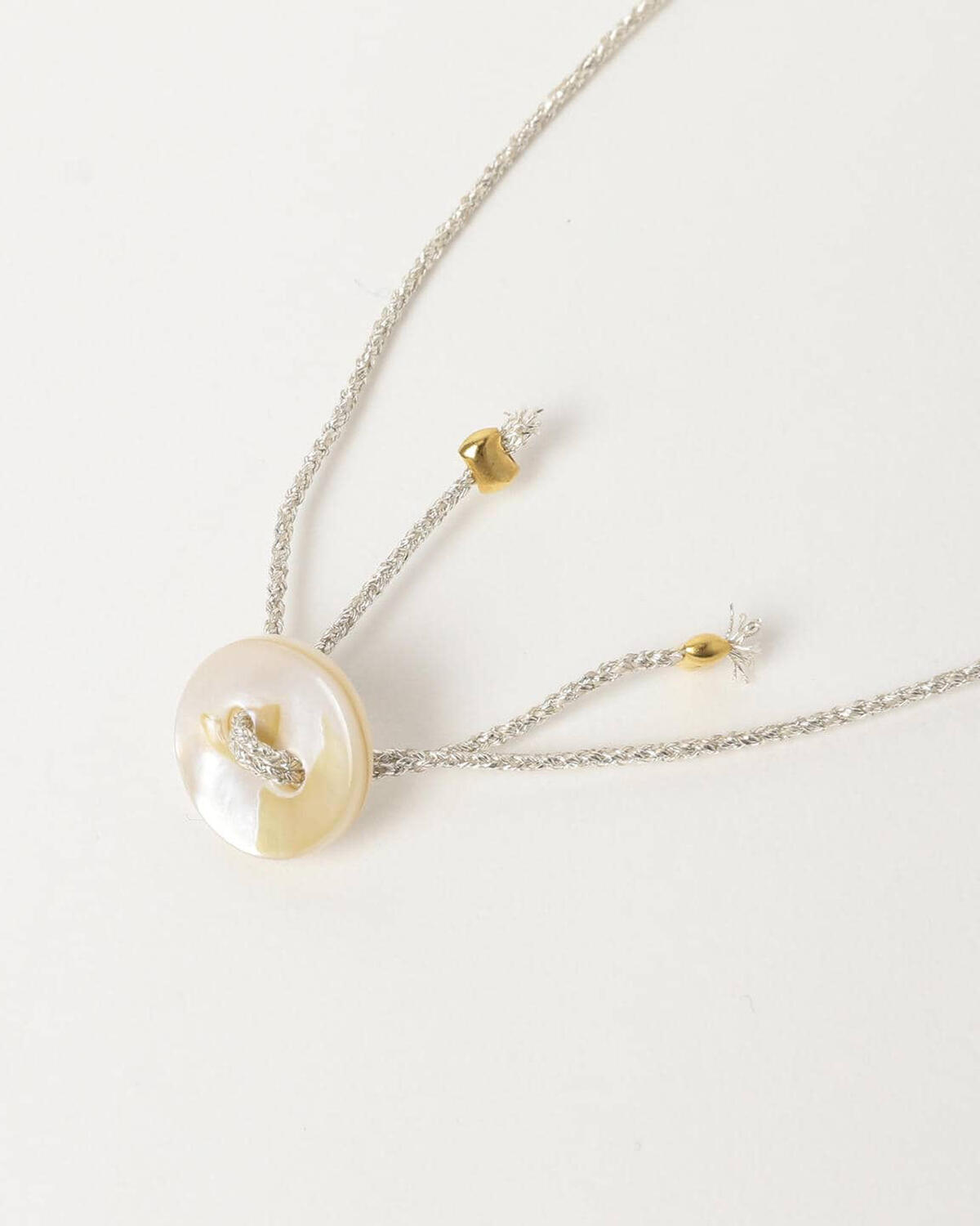 Beams Japan Jinbo Pearl Button Bracelet - Image 3