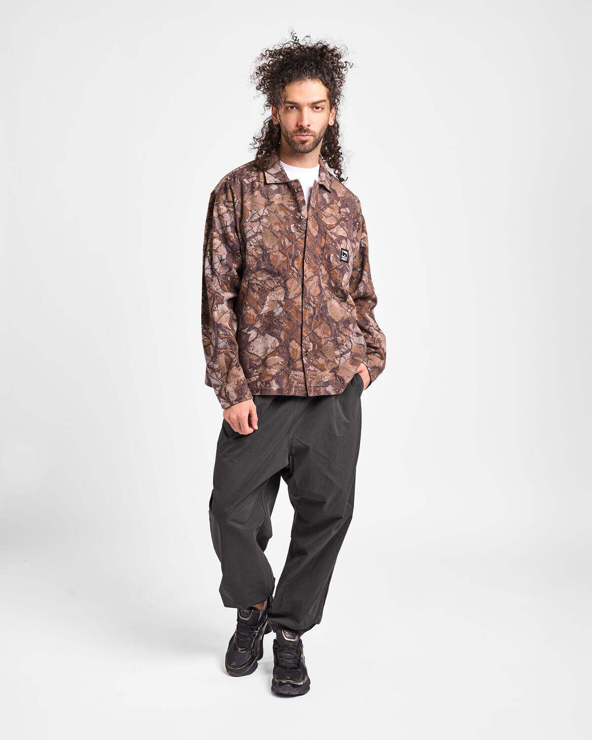 Obey Fence Camo Woven Shirt - Image 3