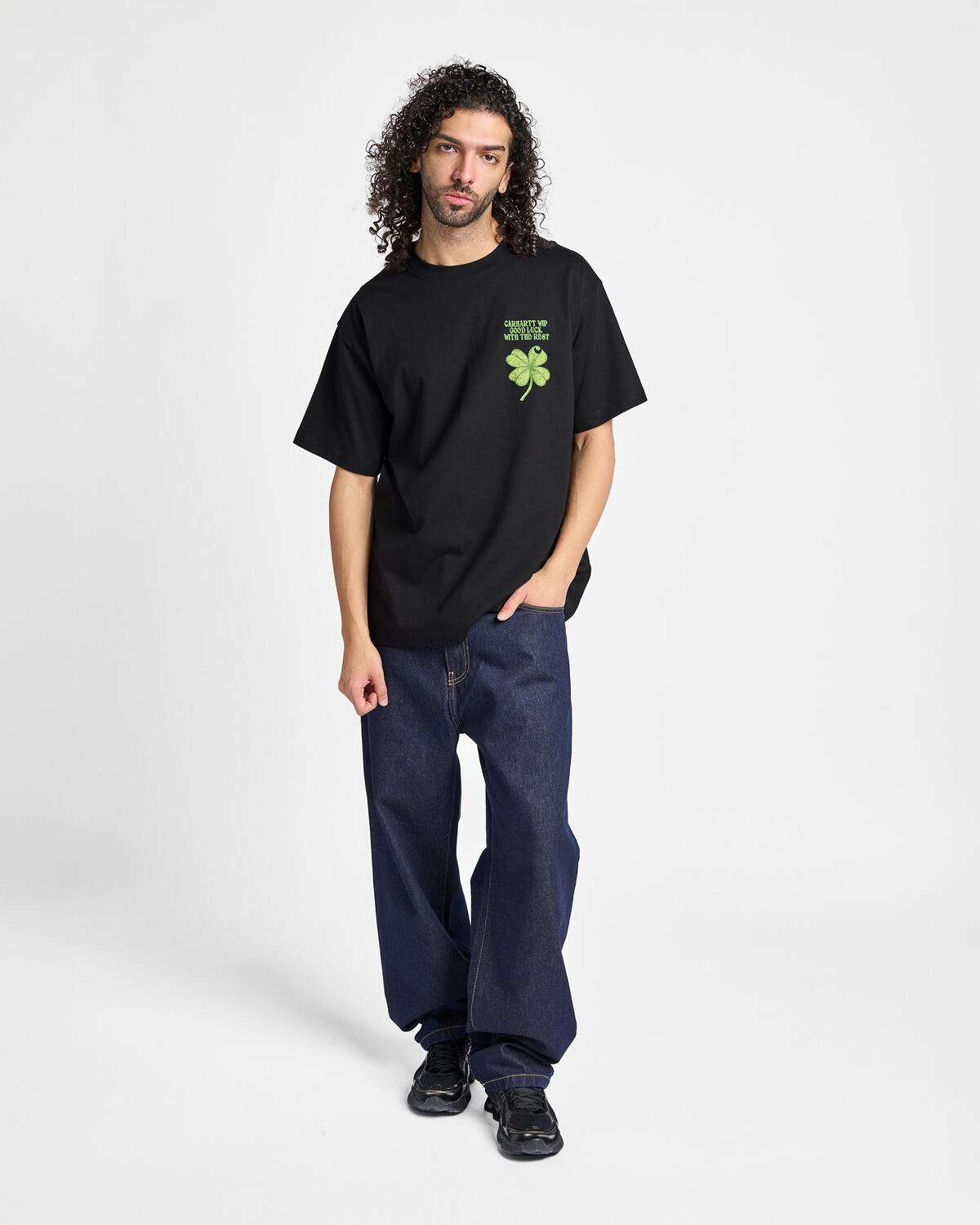 Carhartt WIP Clover T-Shirt Black - Image 10