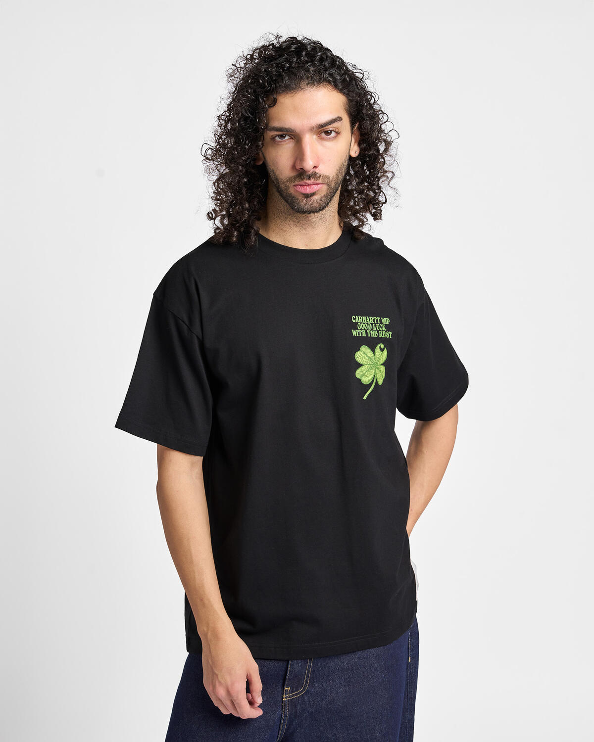 Carhartt WIP Clover T-Shirt Black - Image 11