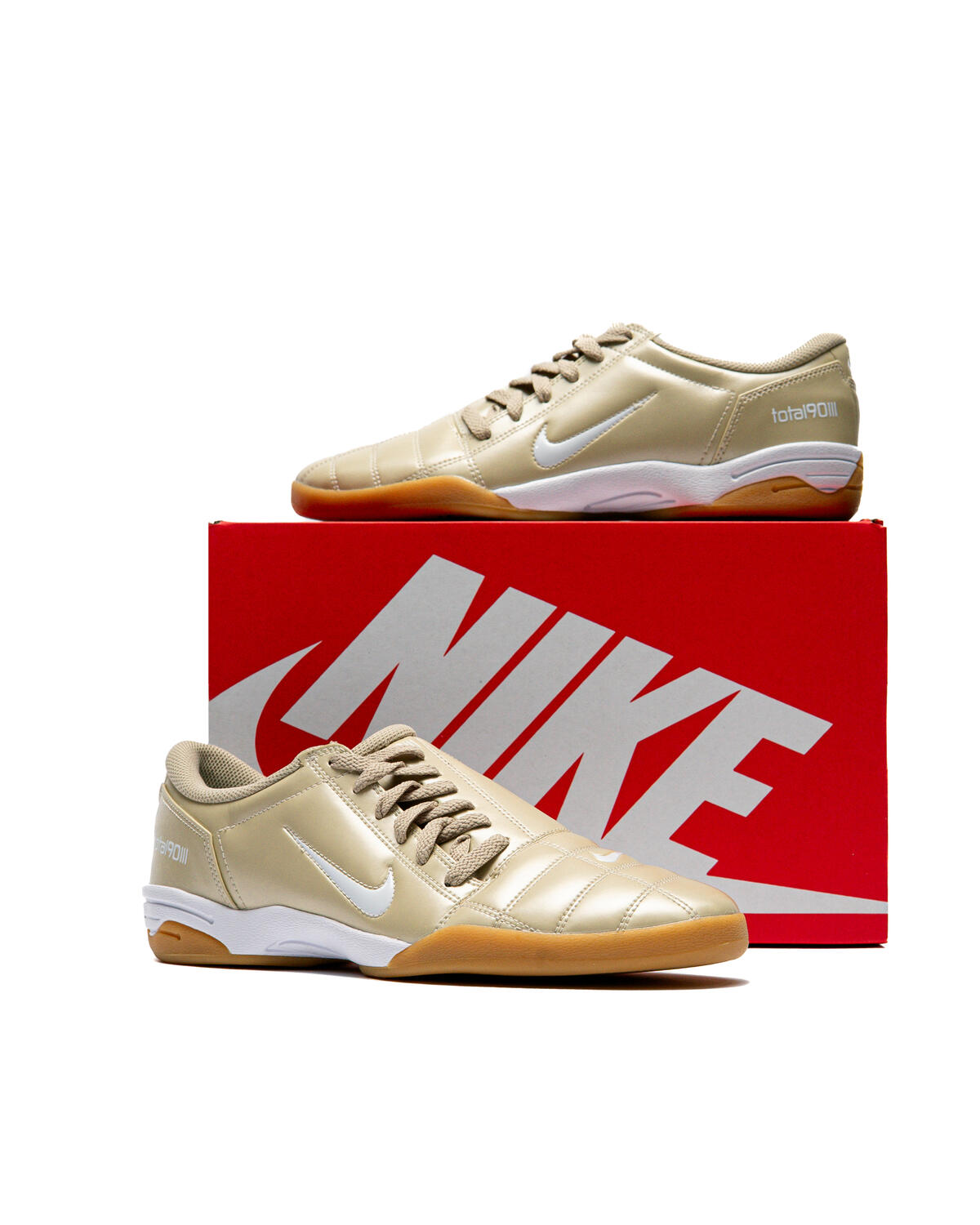 Nike Total 90 III Men 11.5 Gold Indoor Soccer Shoes HQ2851-201 Desert Khaki NWOB $_57.JPG?set_id=880000500F main image 3