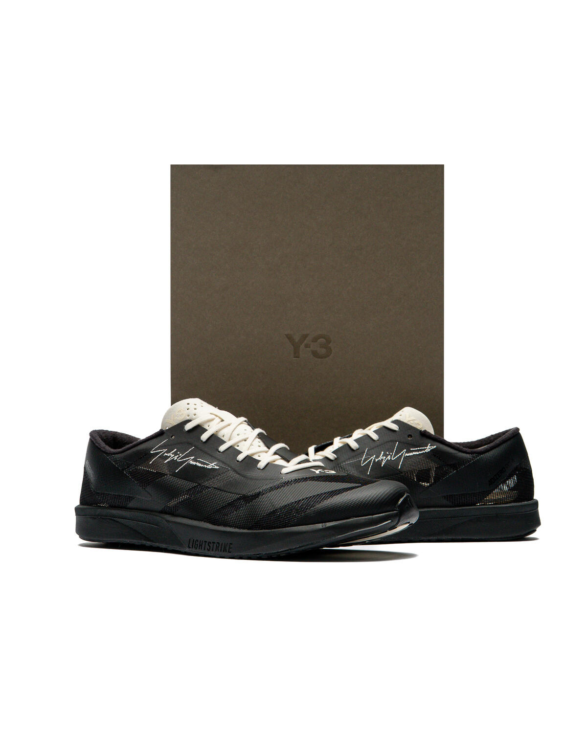 Y-3 x Yohji Yamamoto Adizero RC6 Black / Off White - Image 30