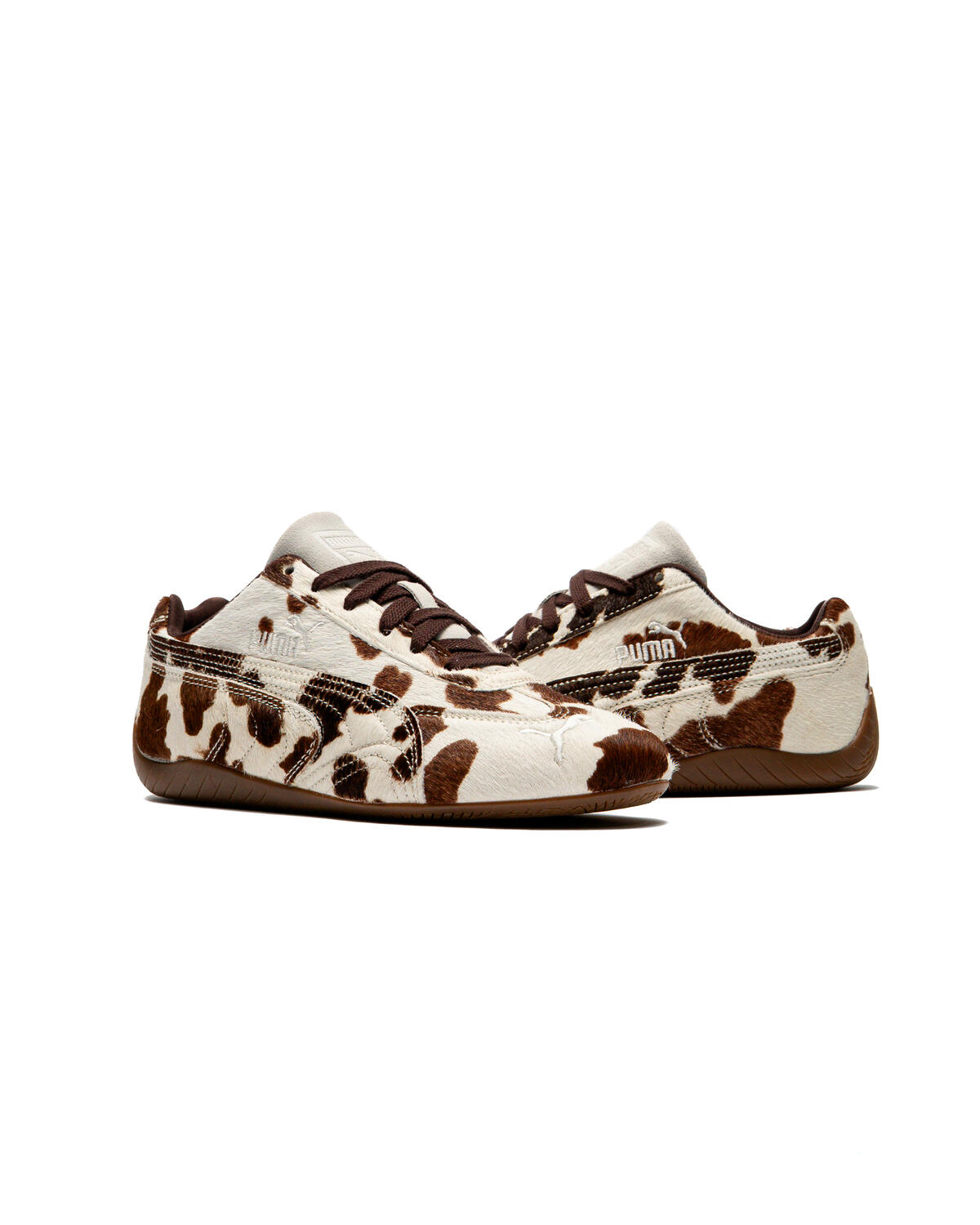 Puma Speedcat Cow Print - Chocolate Brown/Gum (Women's) - Image 38