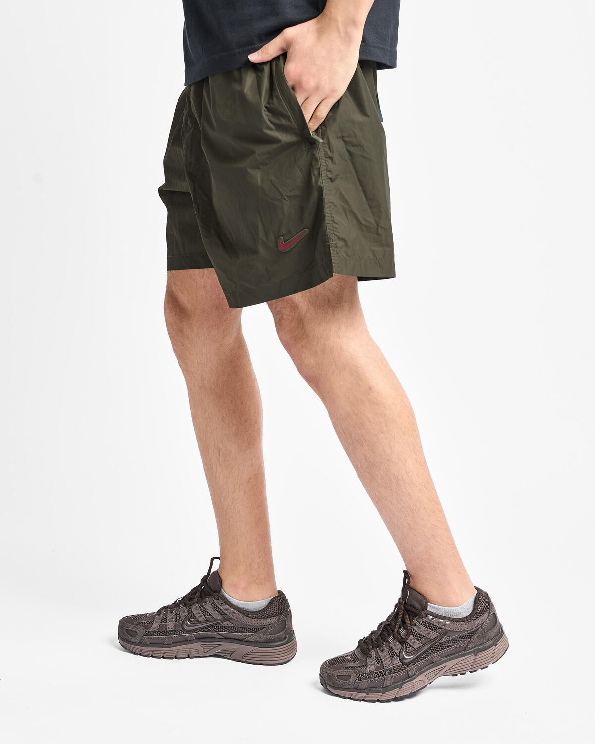 Nike Nocta Cardinal Nylon Shorts Khaki - Image 11