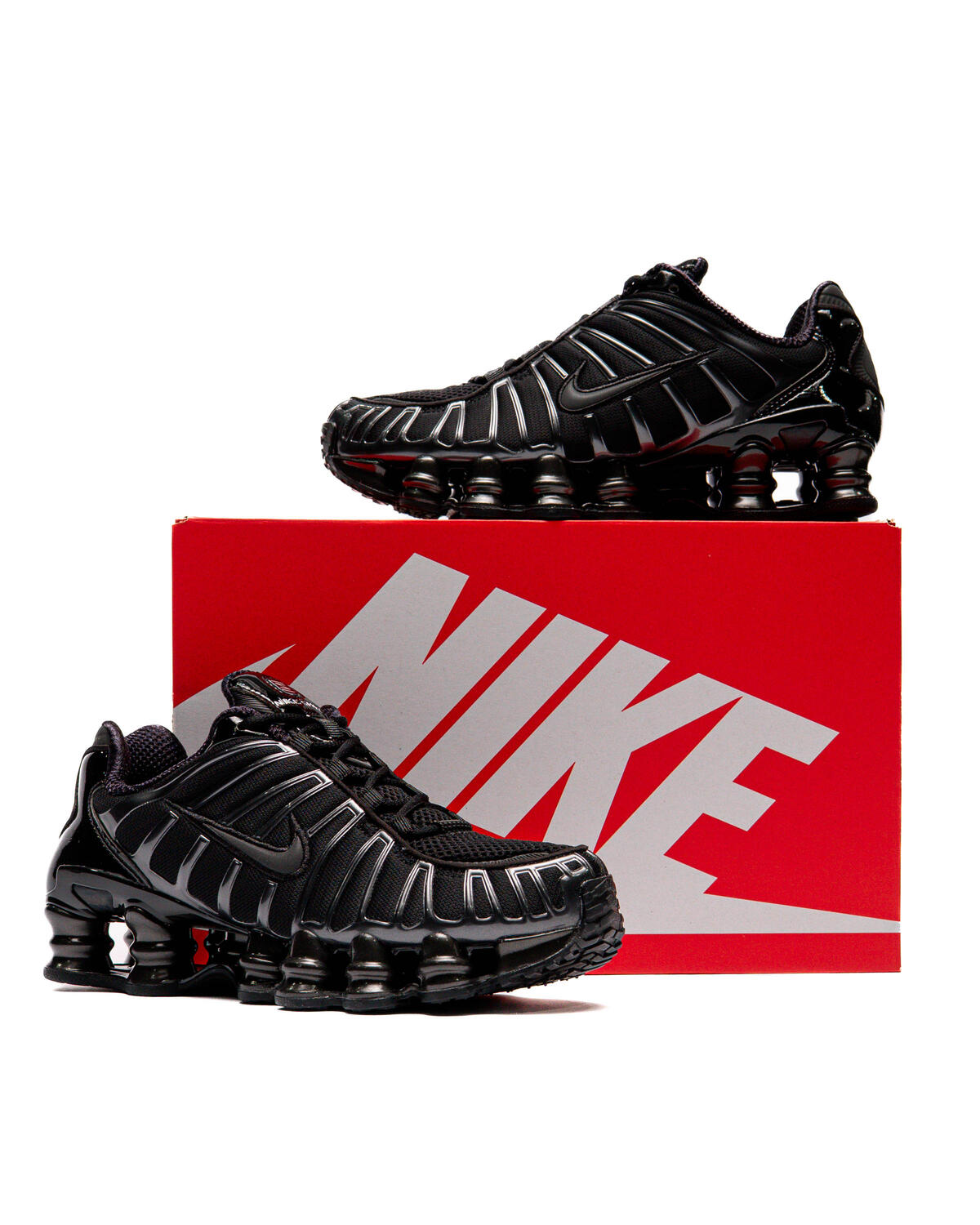 Nike Shox TL Black/Metallic Silver (Women's) - Image 6