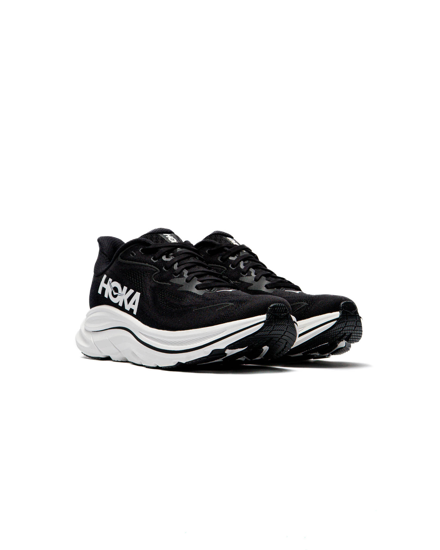 Hoka One One Clifton 10 Shoes Mens Size 14 Black Running Sneakers 1162030 BWHT HOKA Clifton 10 Men main image 3