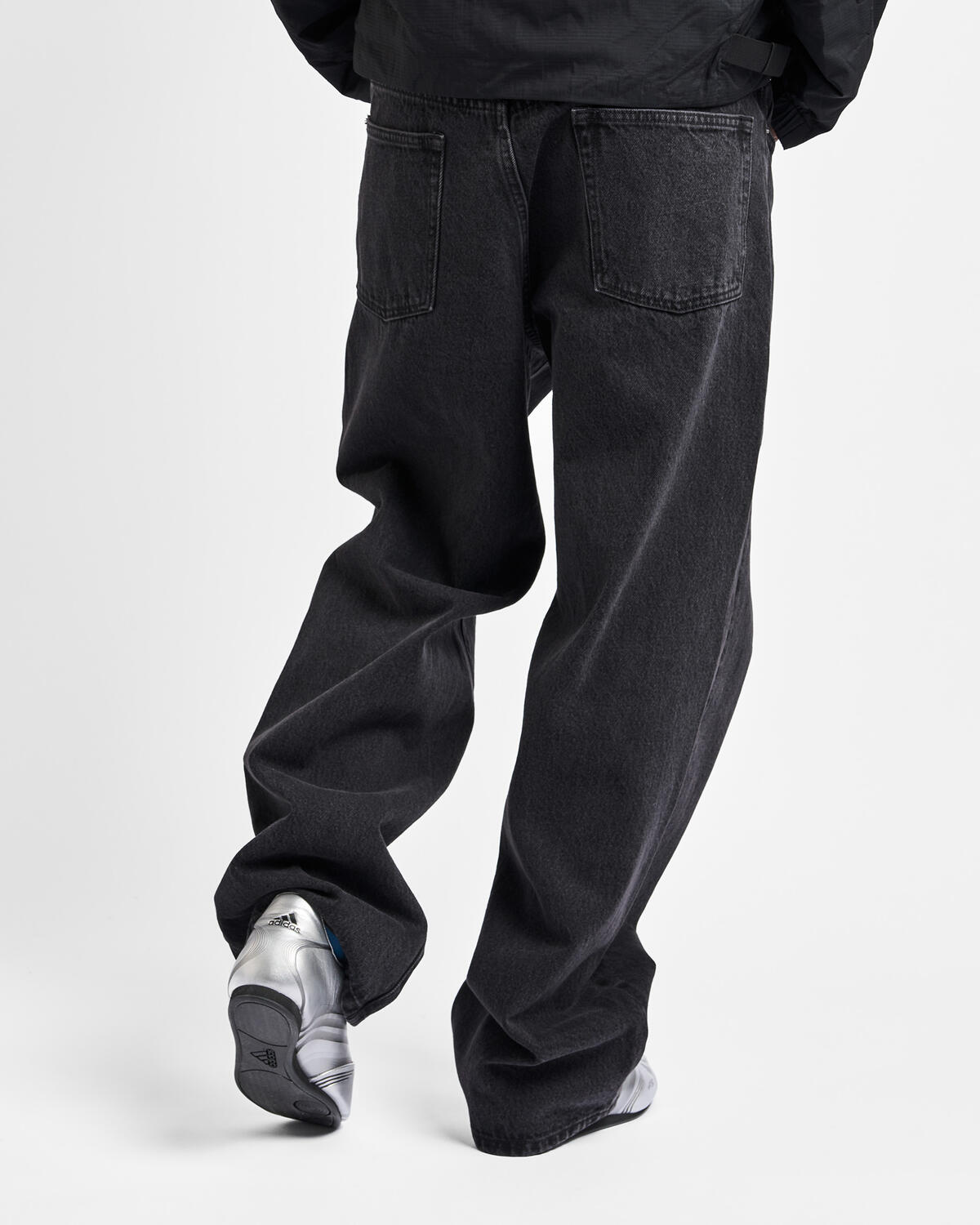 Obey Bigwig Baggy Denim - Faded Black - Image 8