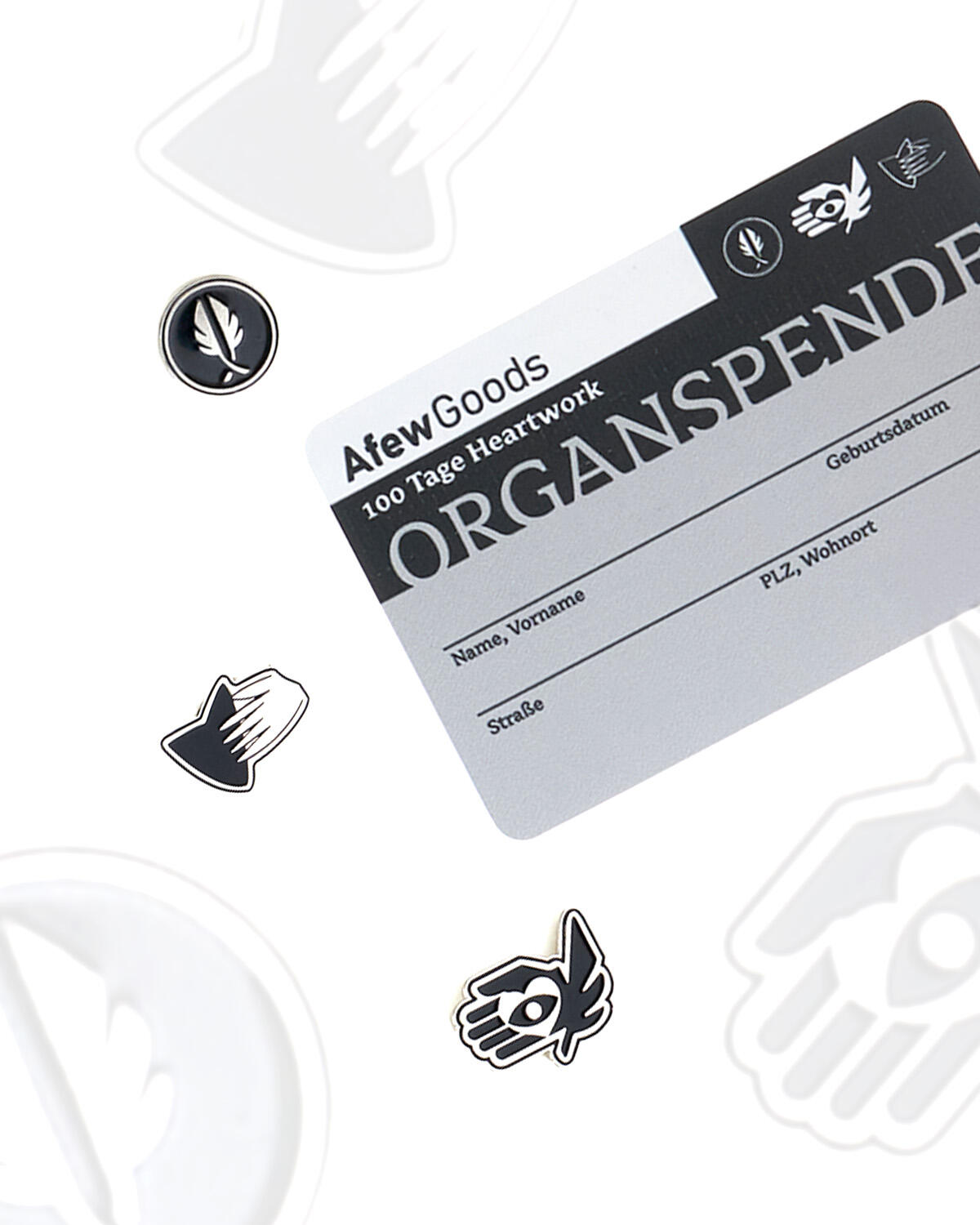 Afew Goods AG Heart Hoodie - Image 7