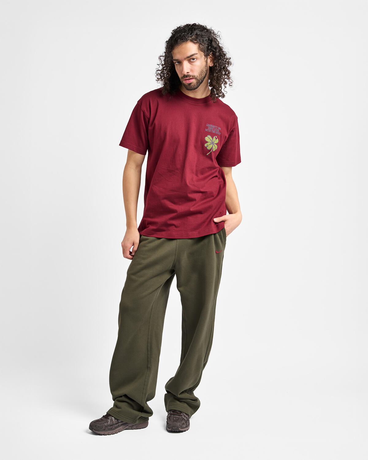 Nike x Drake NOCTA Fleece CS Open-Hem Sweatpants Cargo Khaki - Image 17