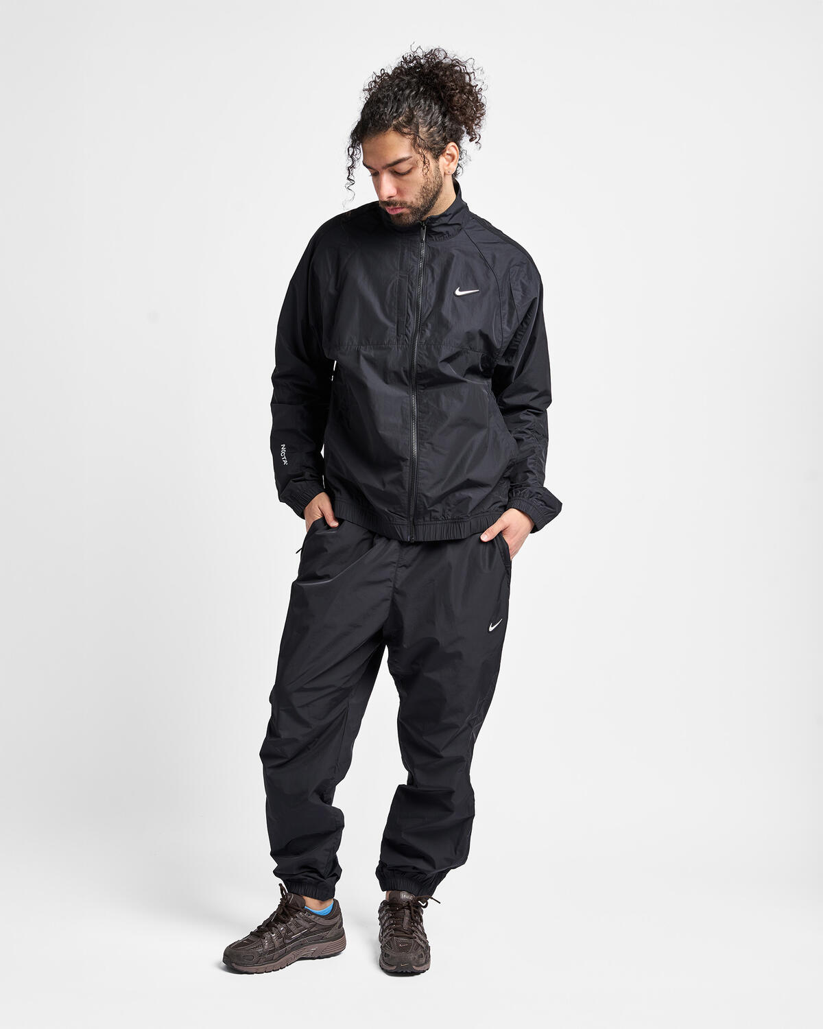 Nike NOCTA Northstar Nylon Track Pants Black - Image 34