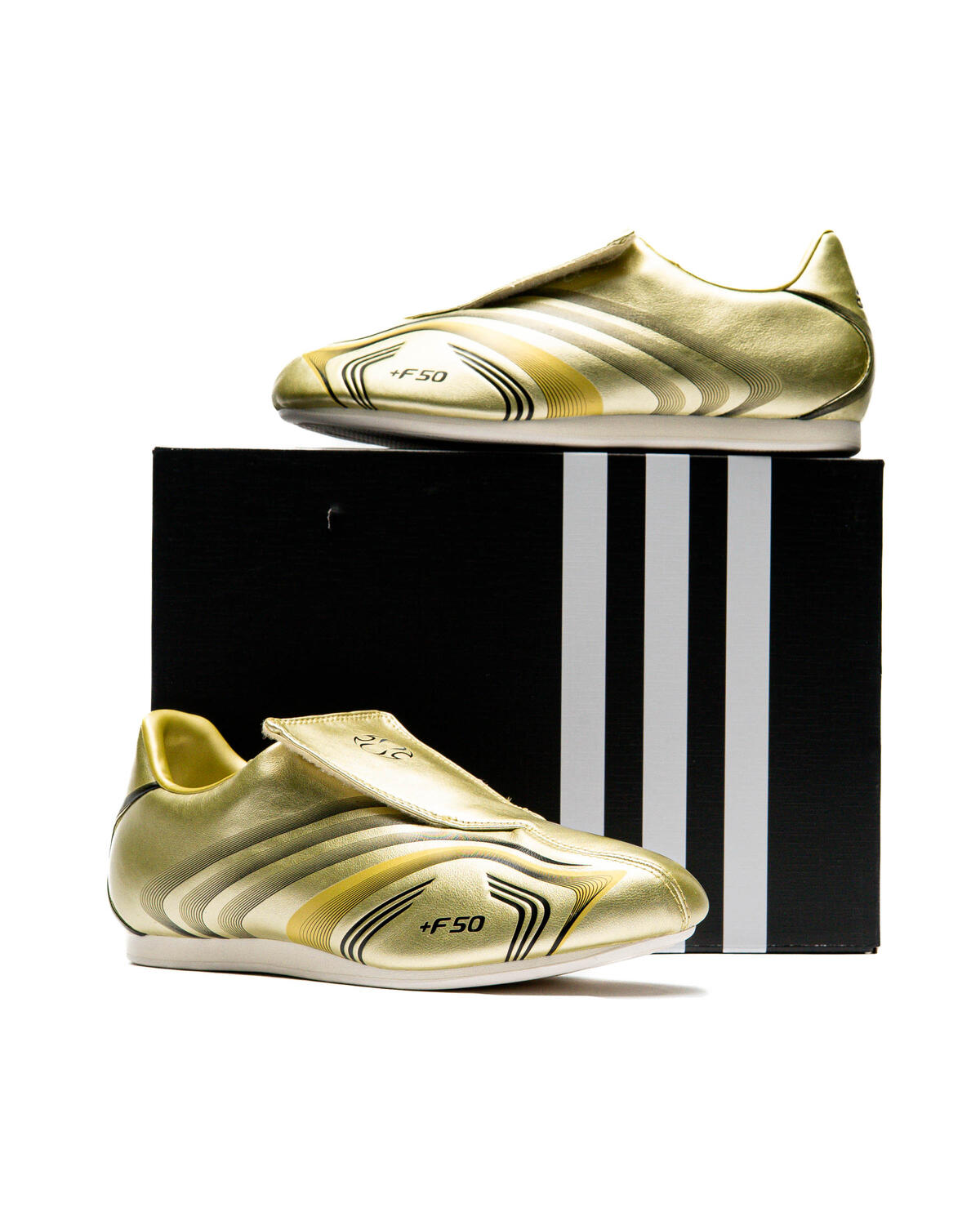 Adidas Taekwondo F50 'Gold Metaliic/Core Black-Off White' (Women's) - Image 16