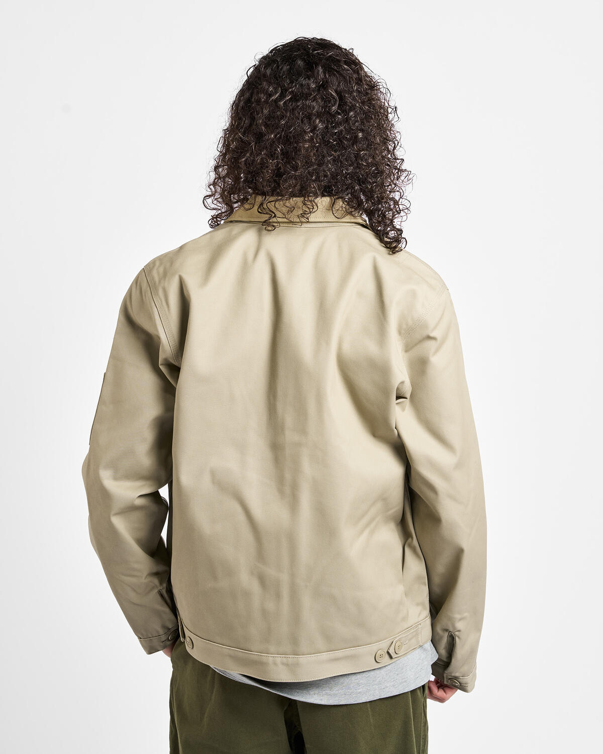 Dickies Lined Eisenhower Jacket Khaki - Image 6