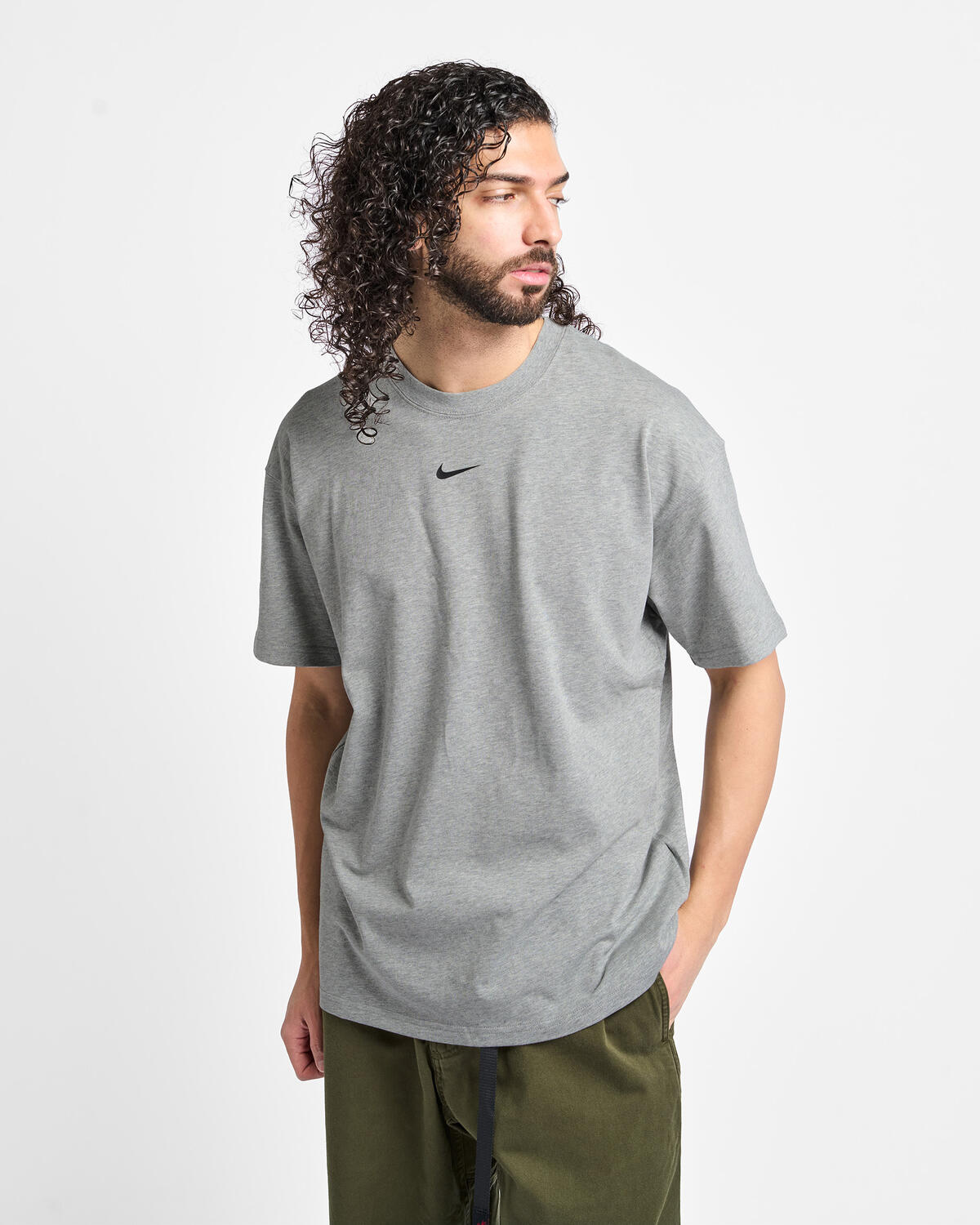 Nike NOCTA Men's NRG Cs T-Shirt Dk Grey Heather/Black IB5673-063 - Image 11