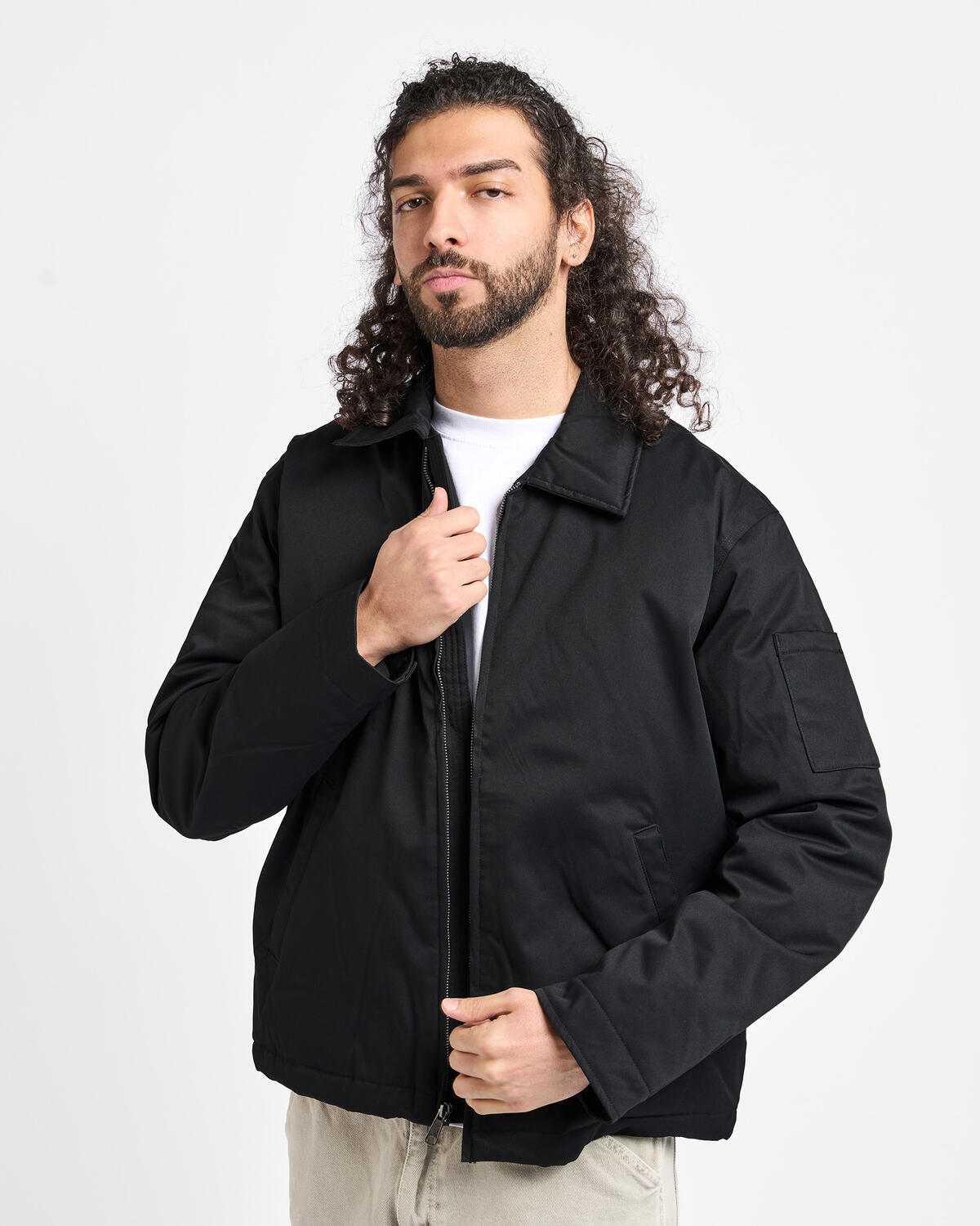 Dickies - Unlined Eisenhower Jacket in Black - Image 5