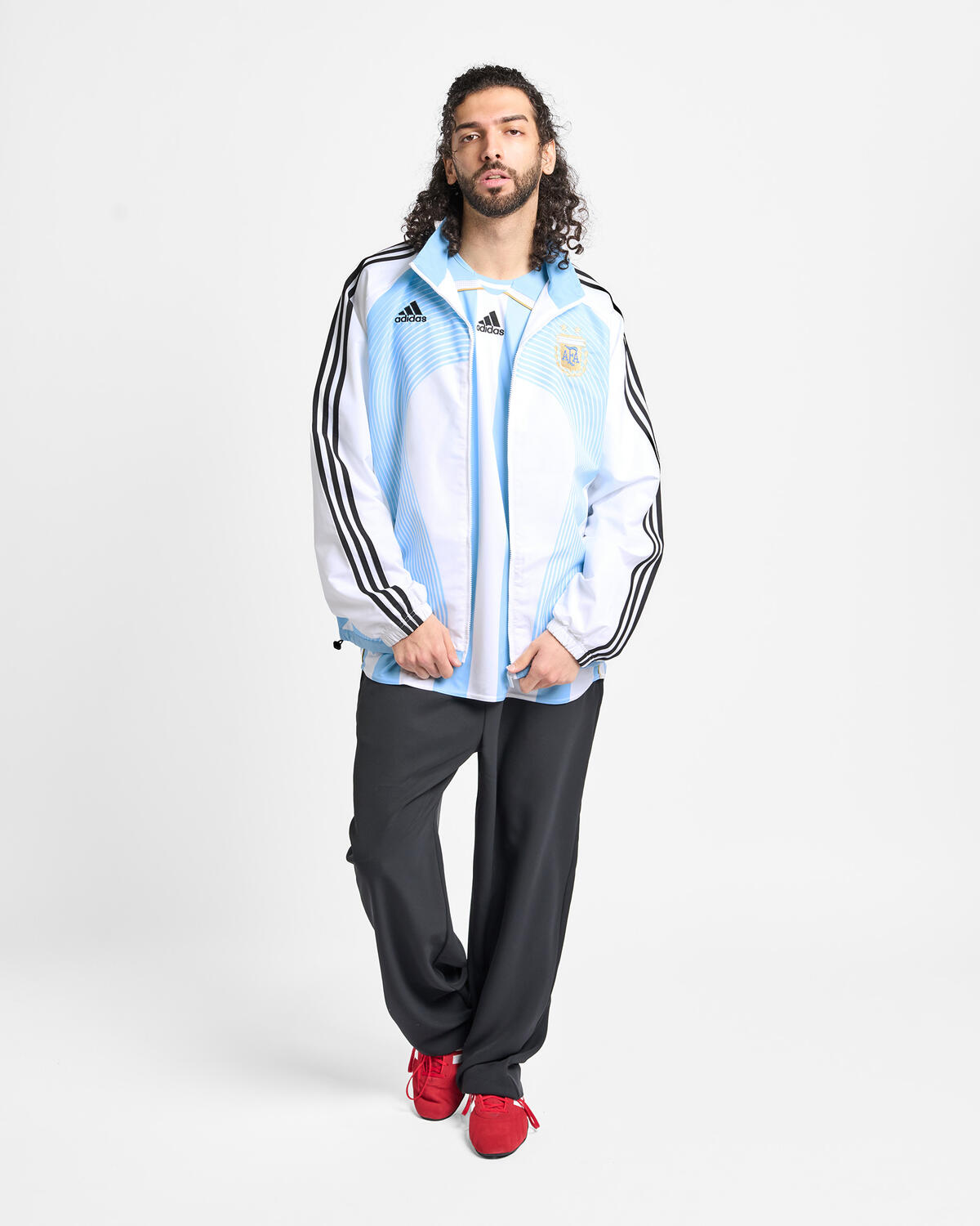 Adidas Argentina 2006 Home Track Top White - Image 14