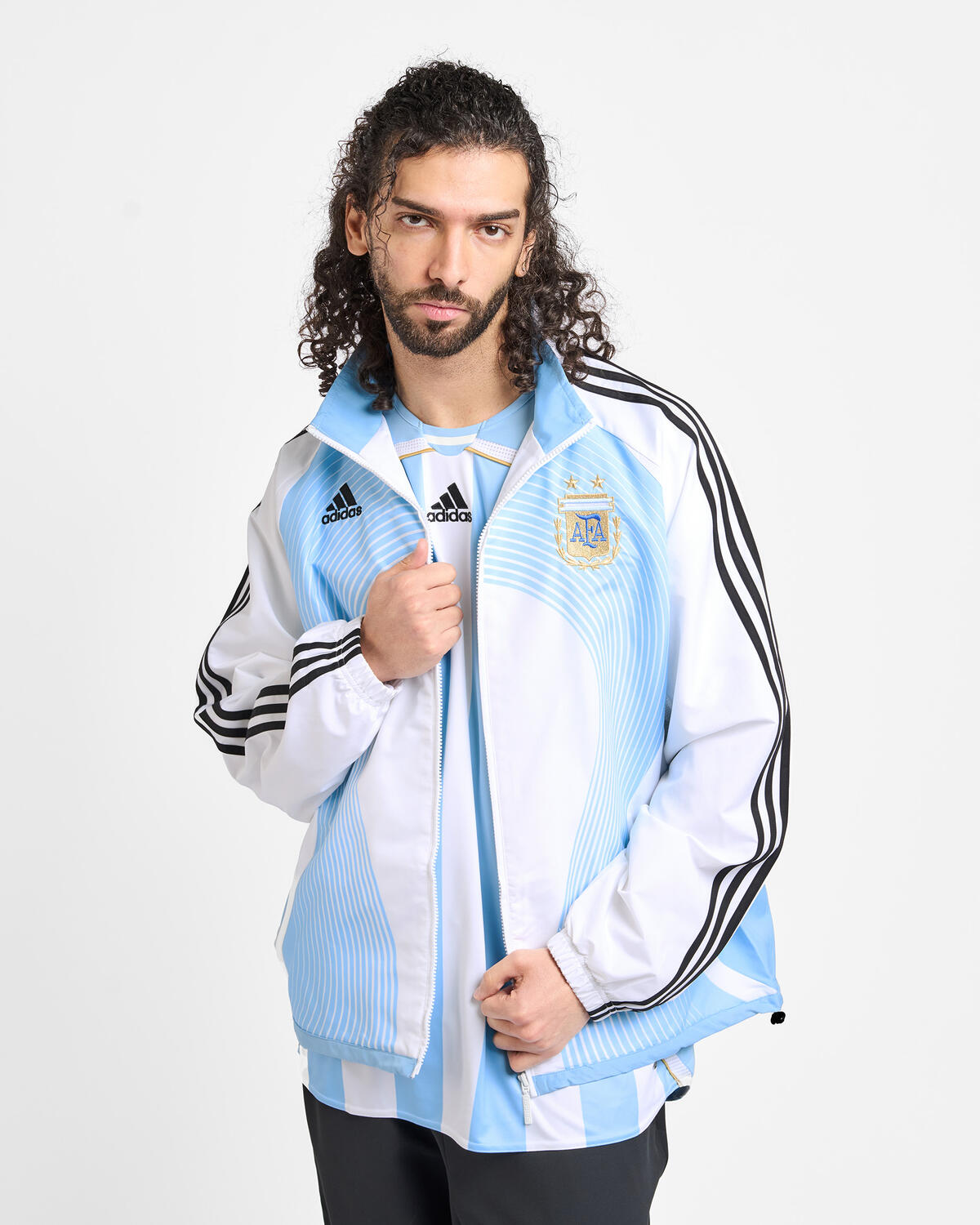 Adidas Argentina 2006 Home Track Top White - Image 15