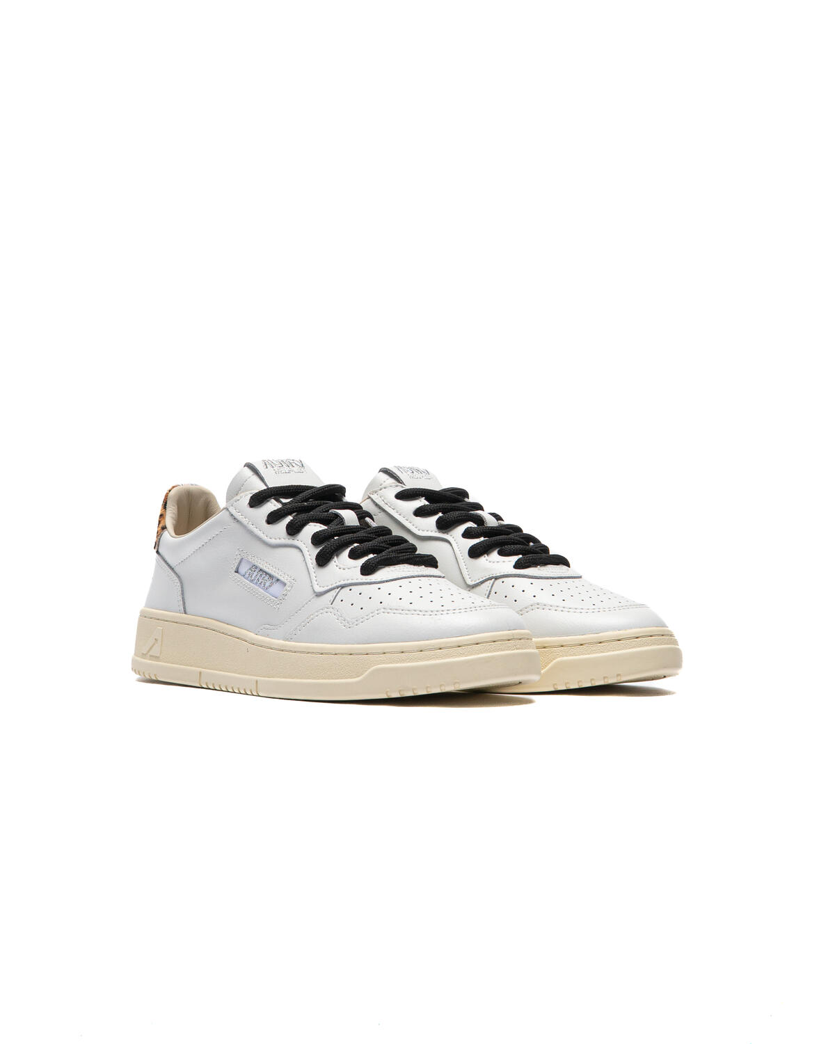 Autry Medalist Low Lea/Polace Wht/Leop (Women's) - Image 3