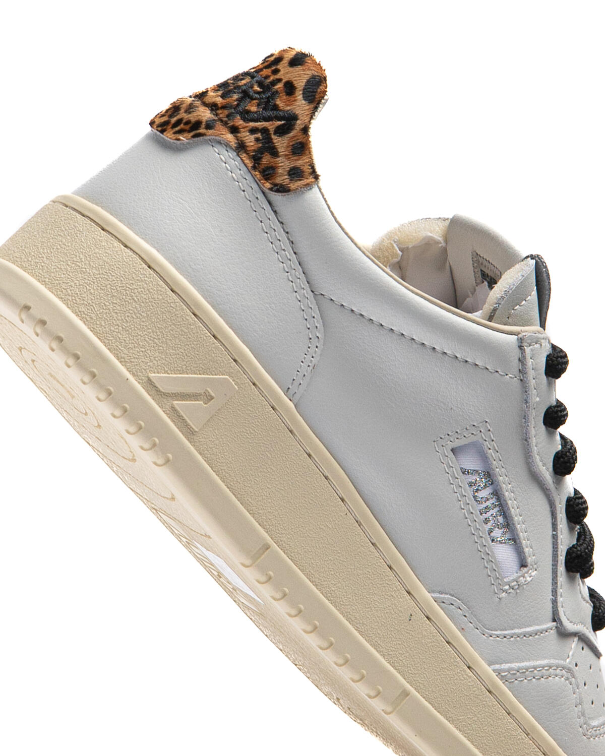 Autry Medalist Low Lea/Polace Wht/Leop (Women's) - Image 7