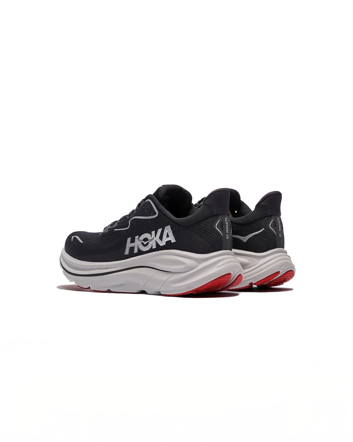 Hoka One One Clifton Black/habanero/grey 1162030-BBLC Mens 9. Women 10 clifton9 - TikTok Shop main image 2