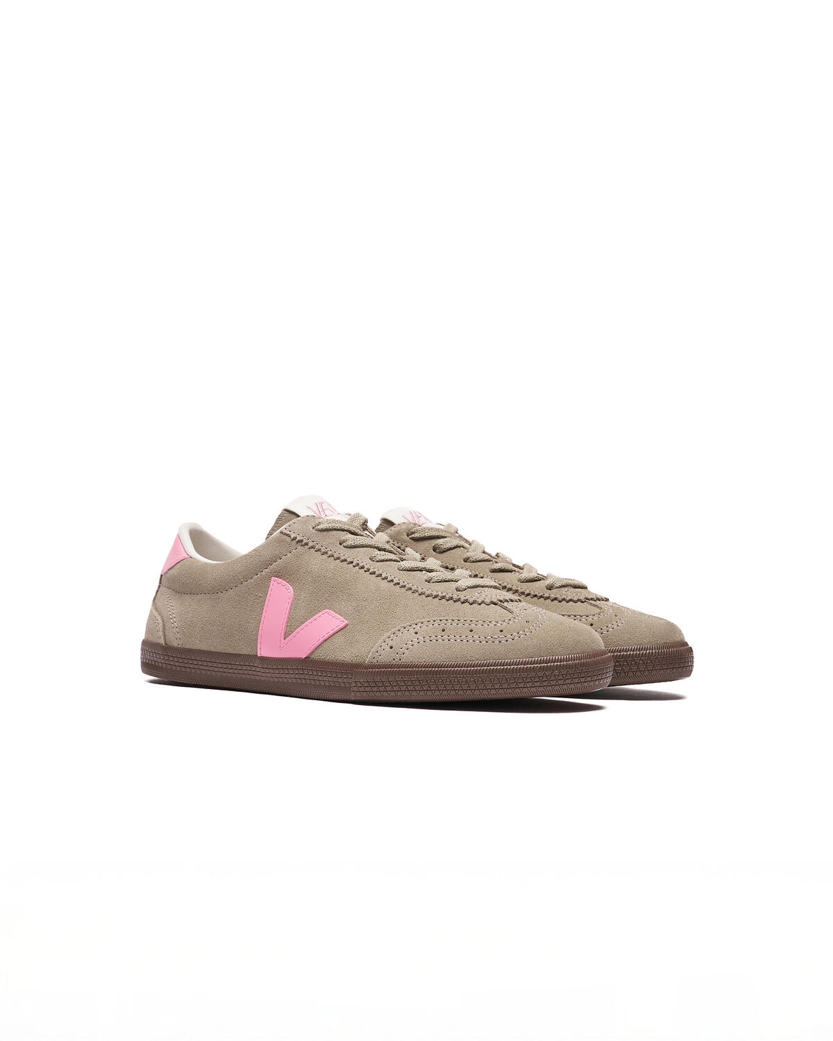 Volley Sneakers in taupe suede (Women's) - Image 9
