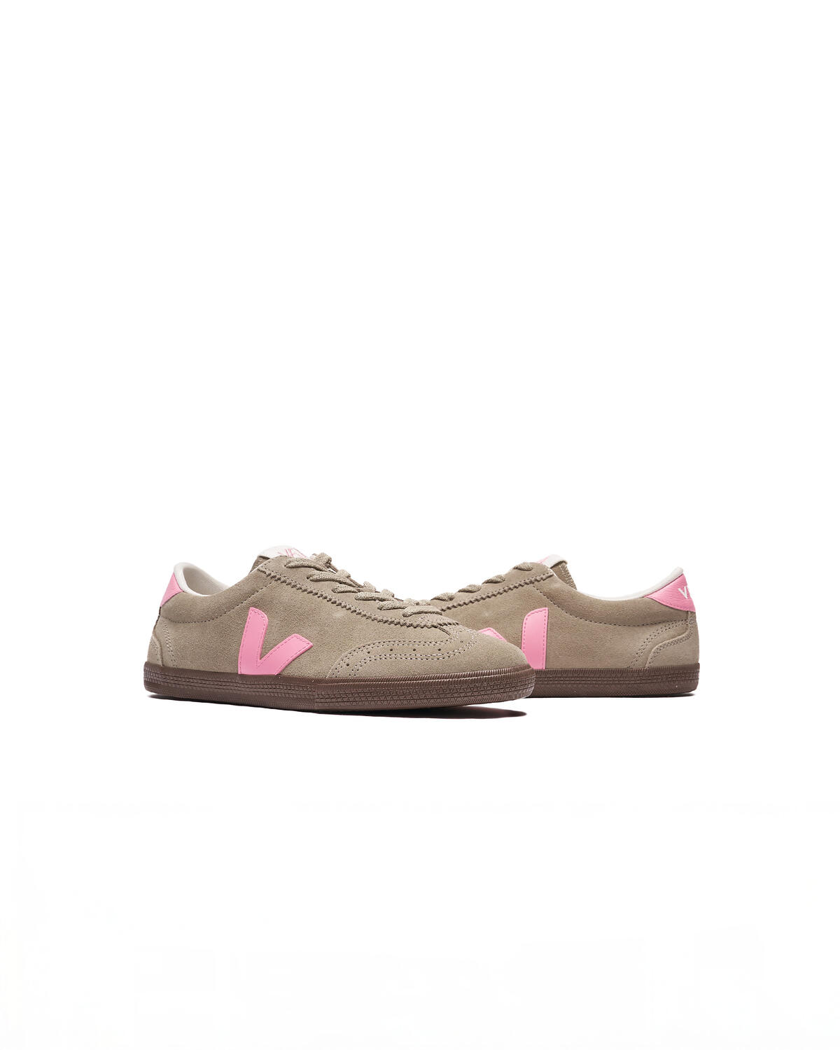 Volley Sneakers in taupe suede (Women's) - Image 10