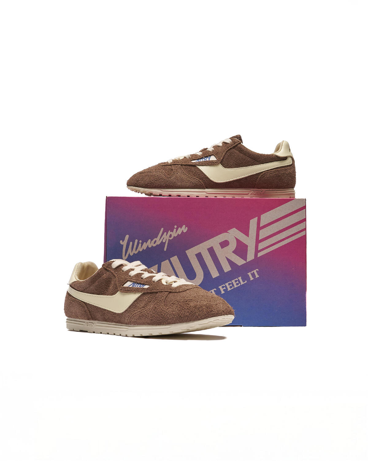Autry - Baskets Windspin Low Wom - Marron Suede (Women's) - Image 6