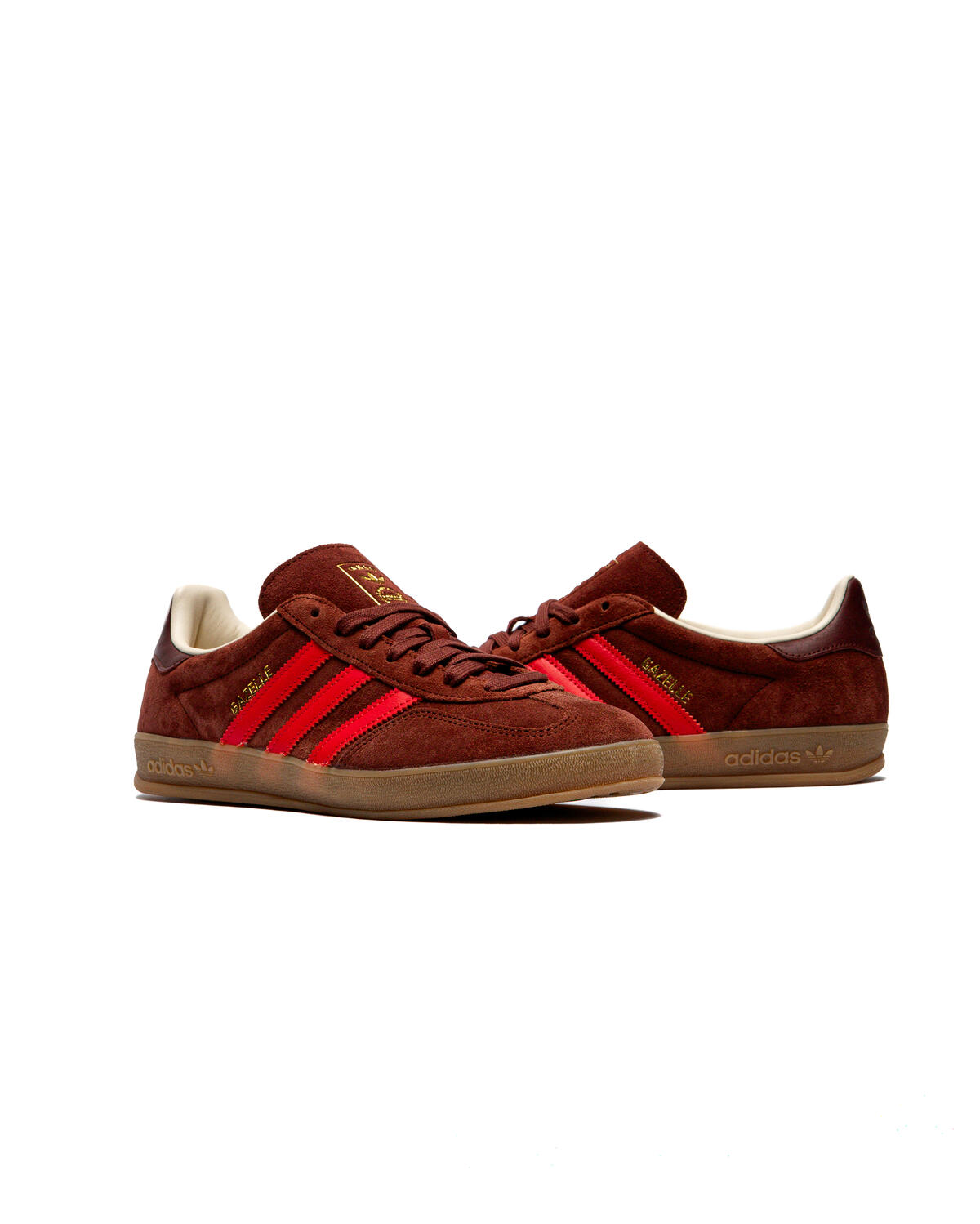 ADIDAS ORIGINALS - GAZELLE INDOOR BROWN/RED/GUM - Image 5