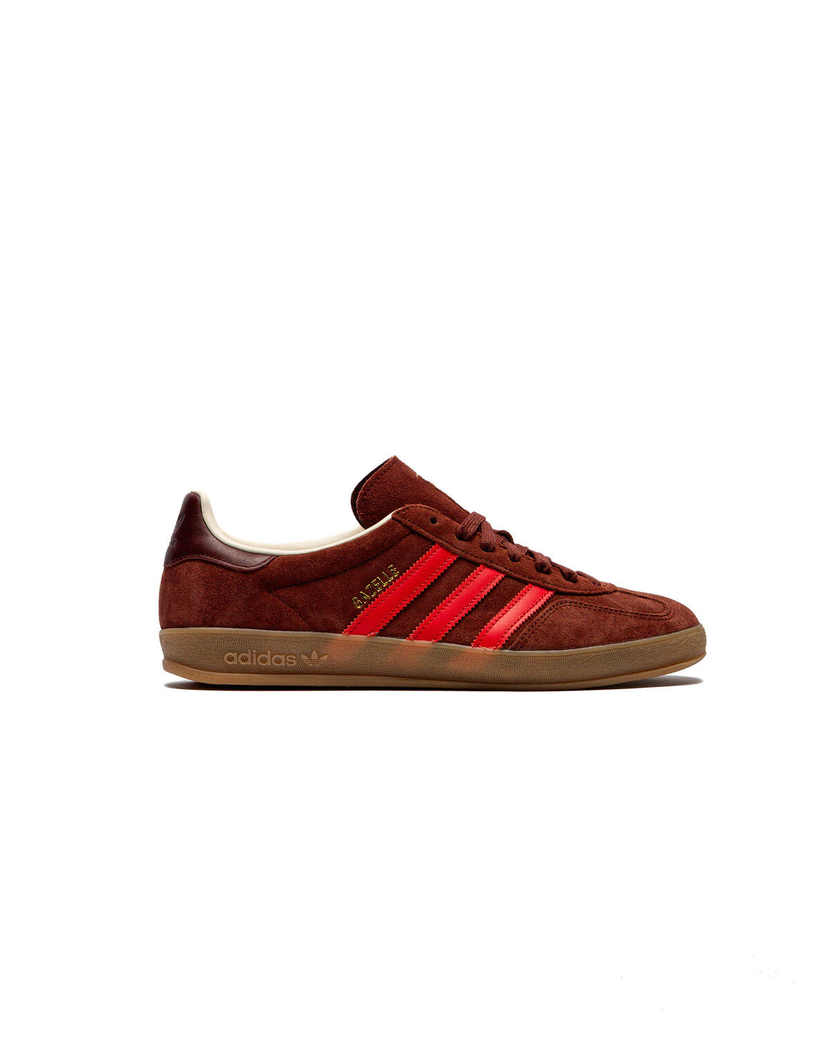 ADIDAS ORIGINALS - GAZELLE INDOOR BROWN/RED/GUM - Image 1