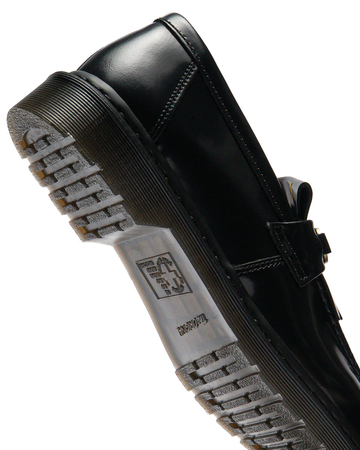 Dr. Martens Adrian Snaffle Smooth Leather Kiltie Loafers in Black - Image 13