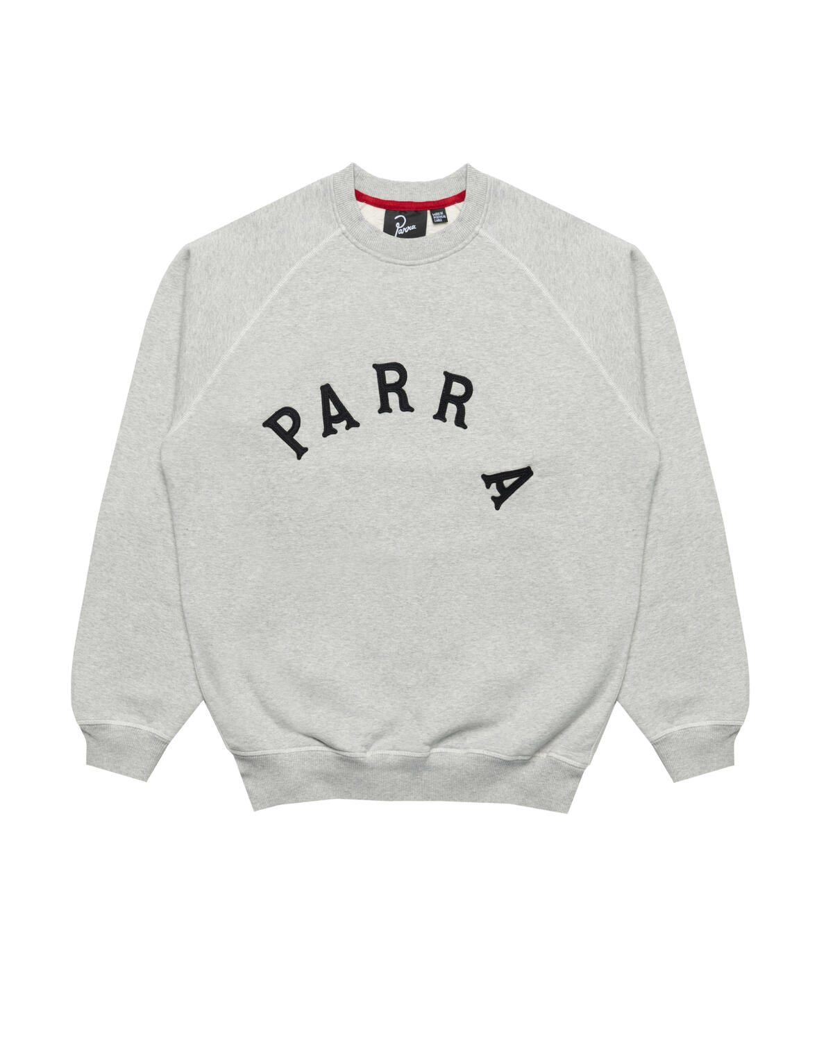 by Parra Drunk Parent Crew Neck Sweatshirt - Heather Grey - Image 5