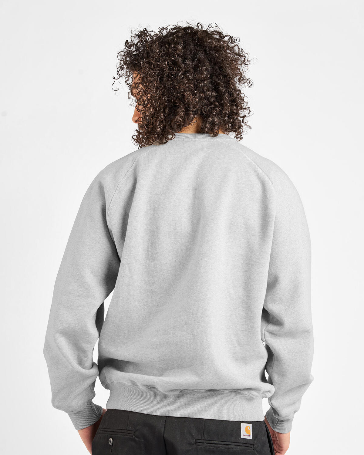 by Parra Drunk Parent Crew Neck Sweatshirt - Heather Grey - Image 9