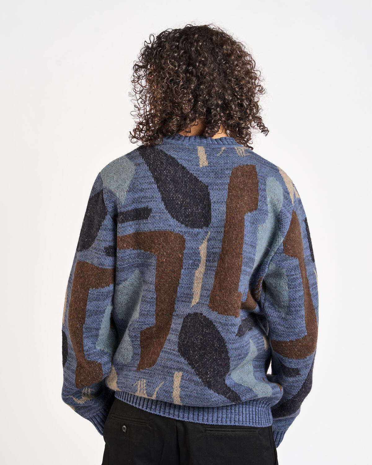 by Parra Detached Knitting Sweatshirt - Blue - Image 6