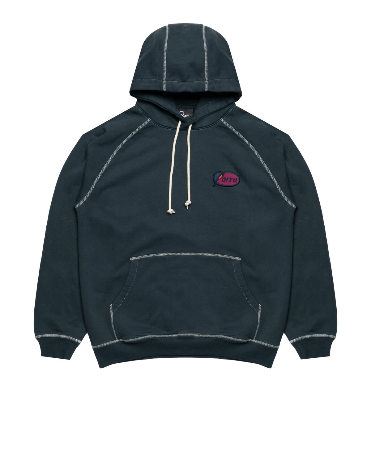 by Parra Circled Script Logo Hooded Sweatshirt