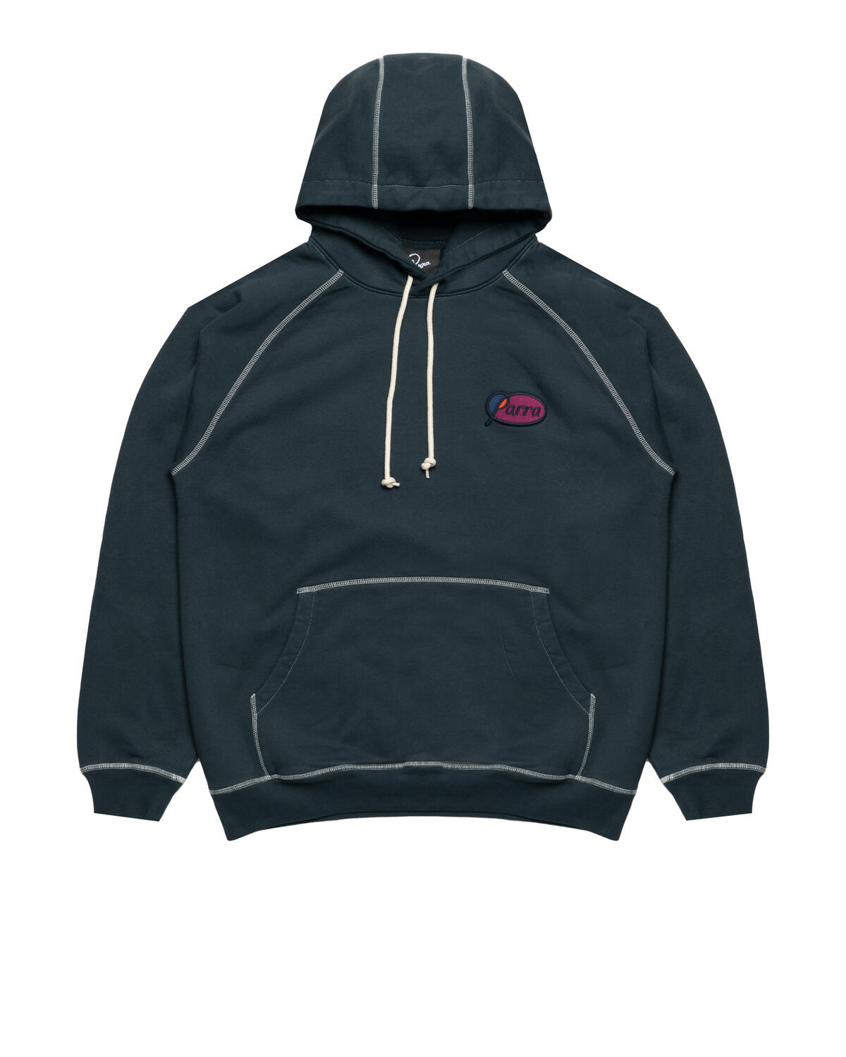 by Parra Circled Script Logo Hooded Sweatshirt
