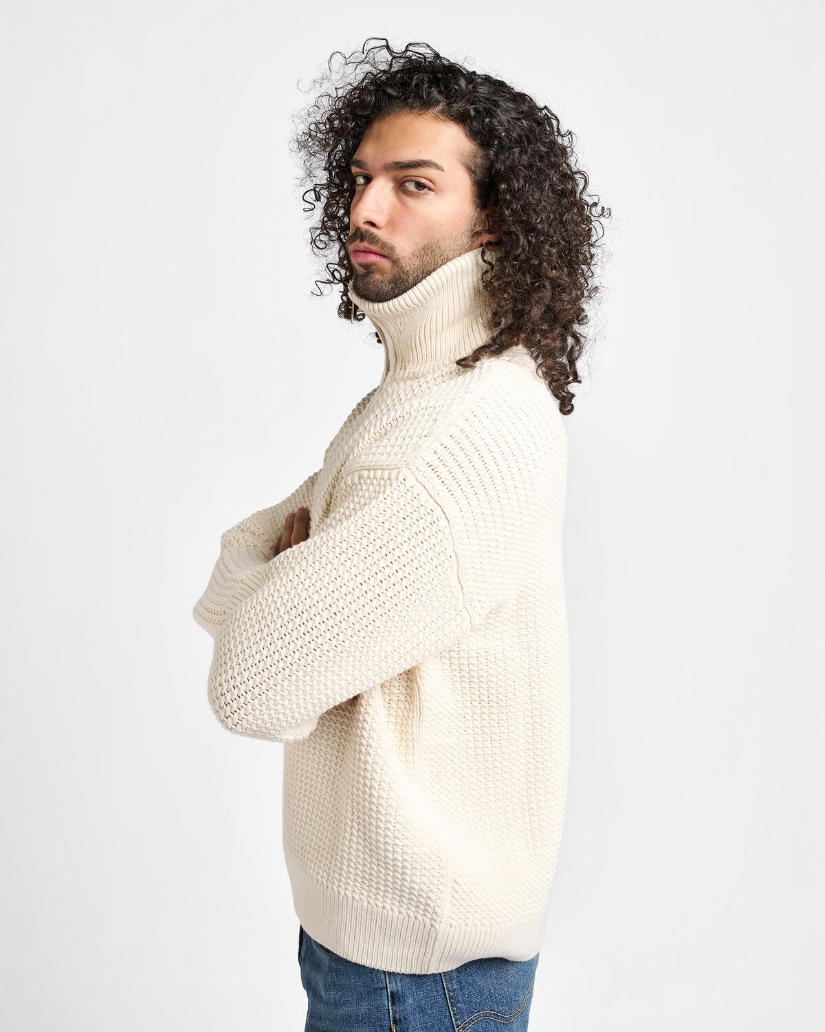 Lacoste High Neck Half Zipper Heavy Wo Lapland - Image 8