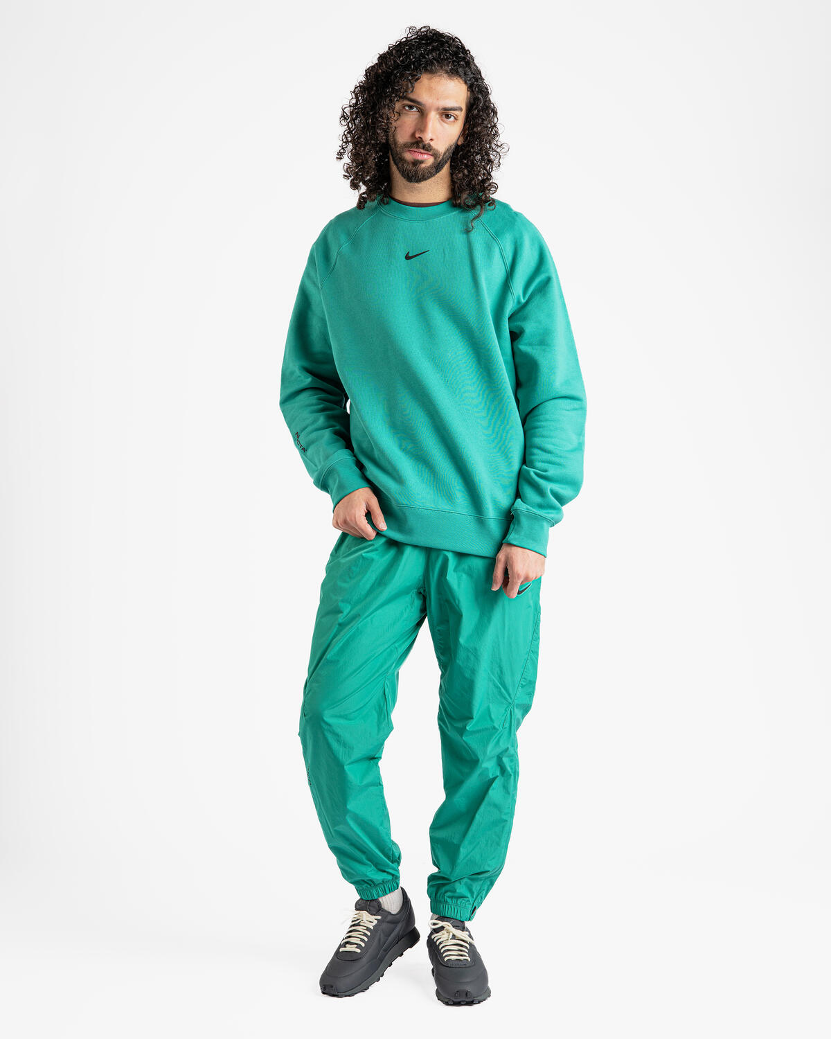 Nike NOCTA Crewneck Sweatshirt Neptune Green/Black - Image 10