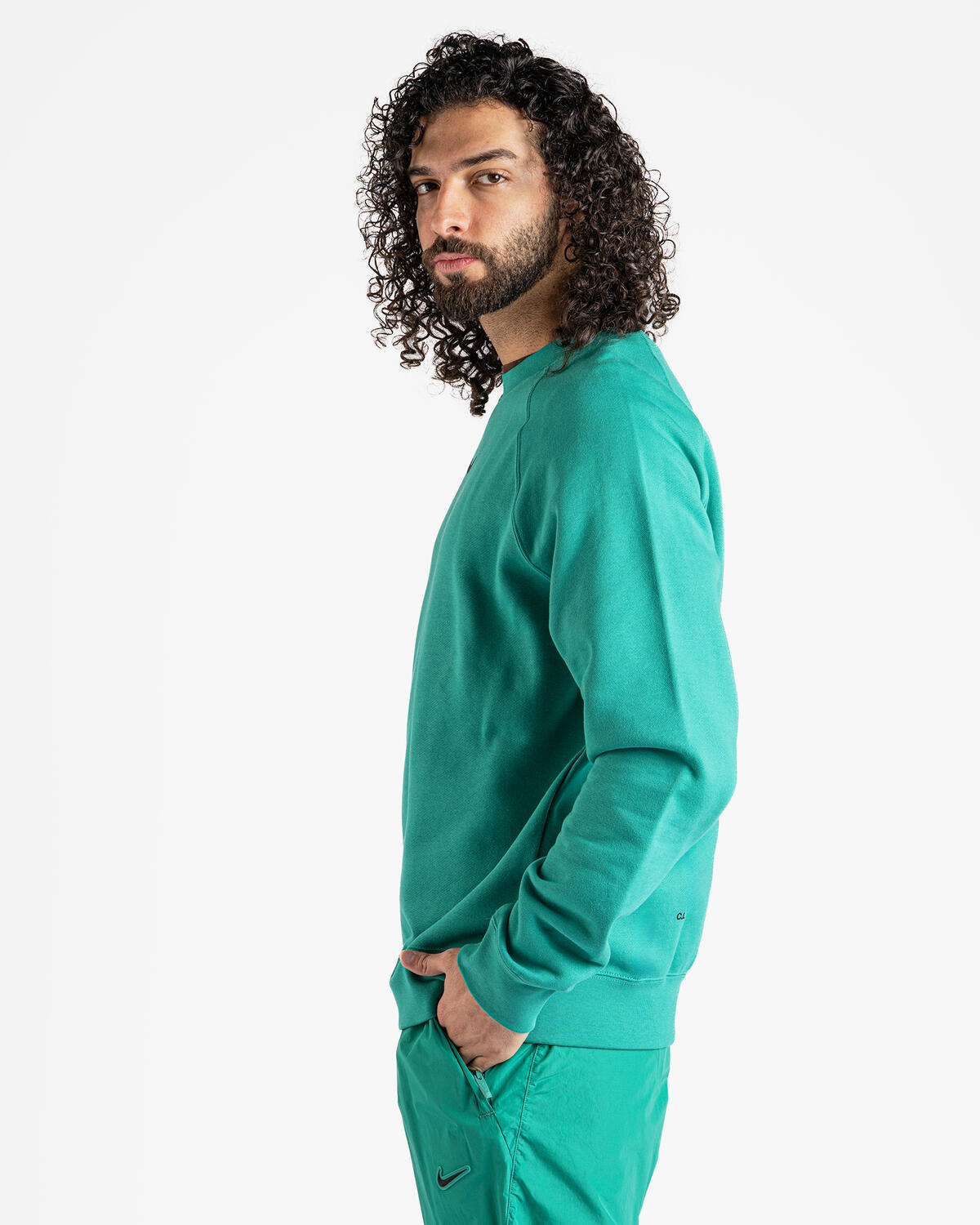 Nike NOCTA Crewneck Sweatshirt Neptune Green/Black - Image 12