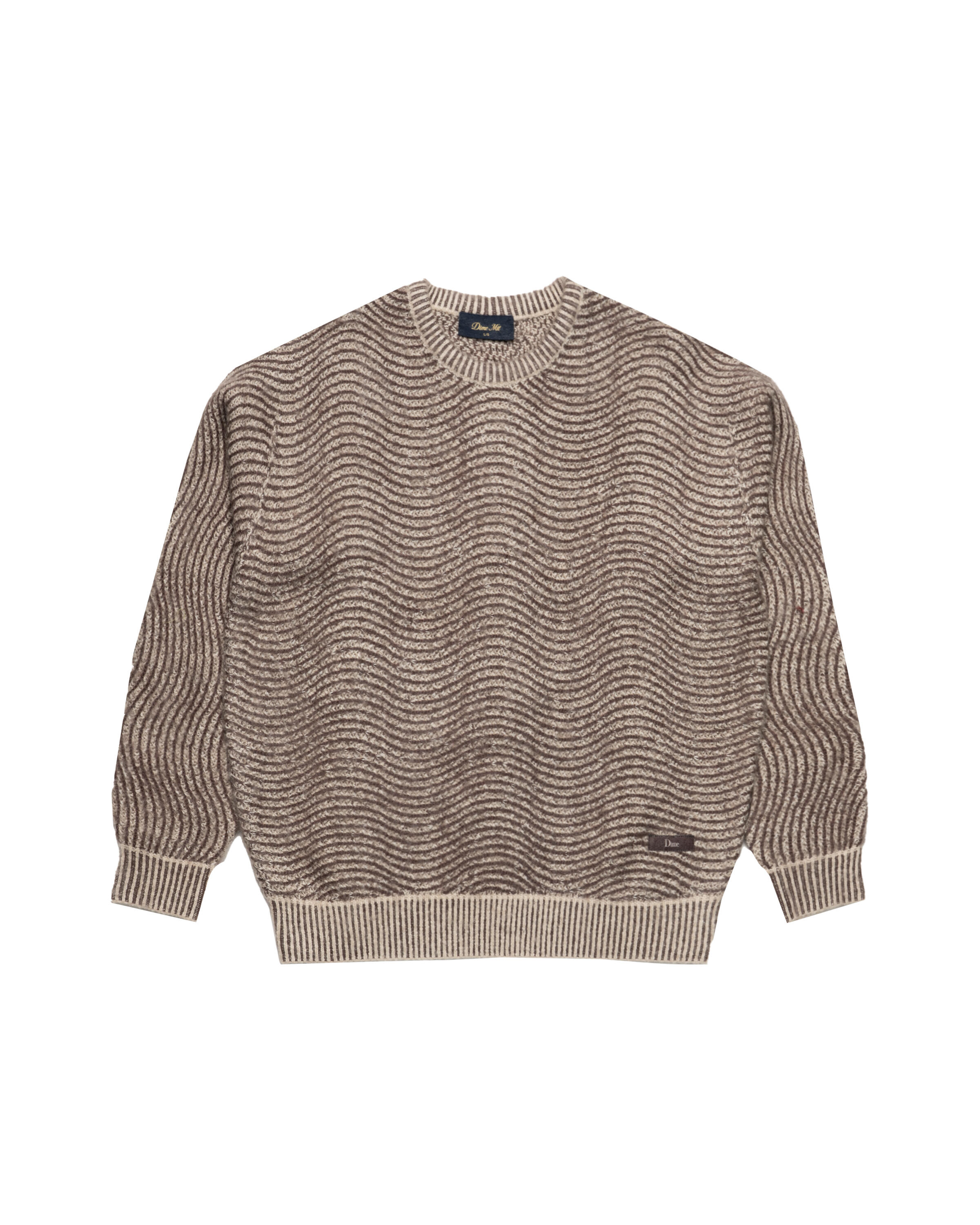Dime Mohair Wave Knit