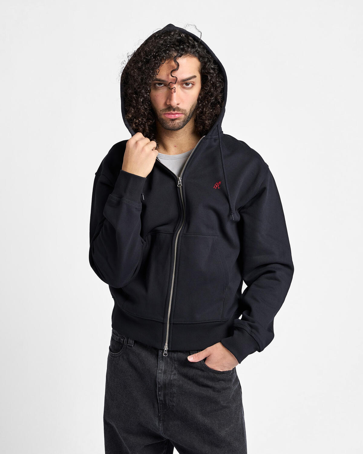 Gramicci One Point Zip Hooded Sweatshirt - Image 4