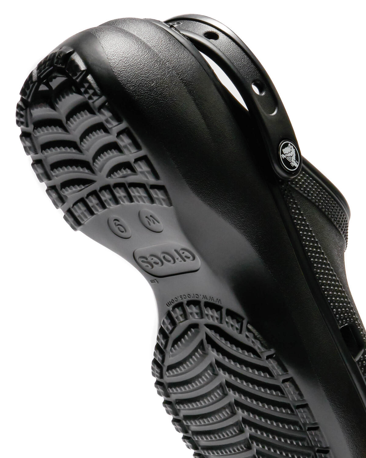 Crocs Classic Platform Clog Womens Sandals Black - Image 11