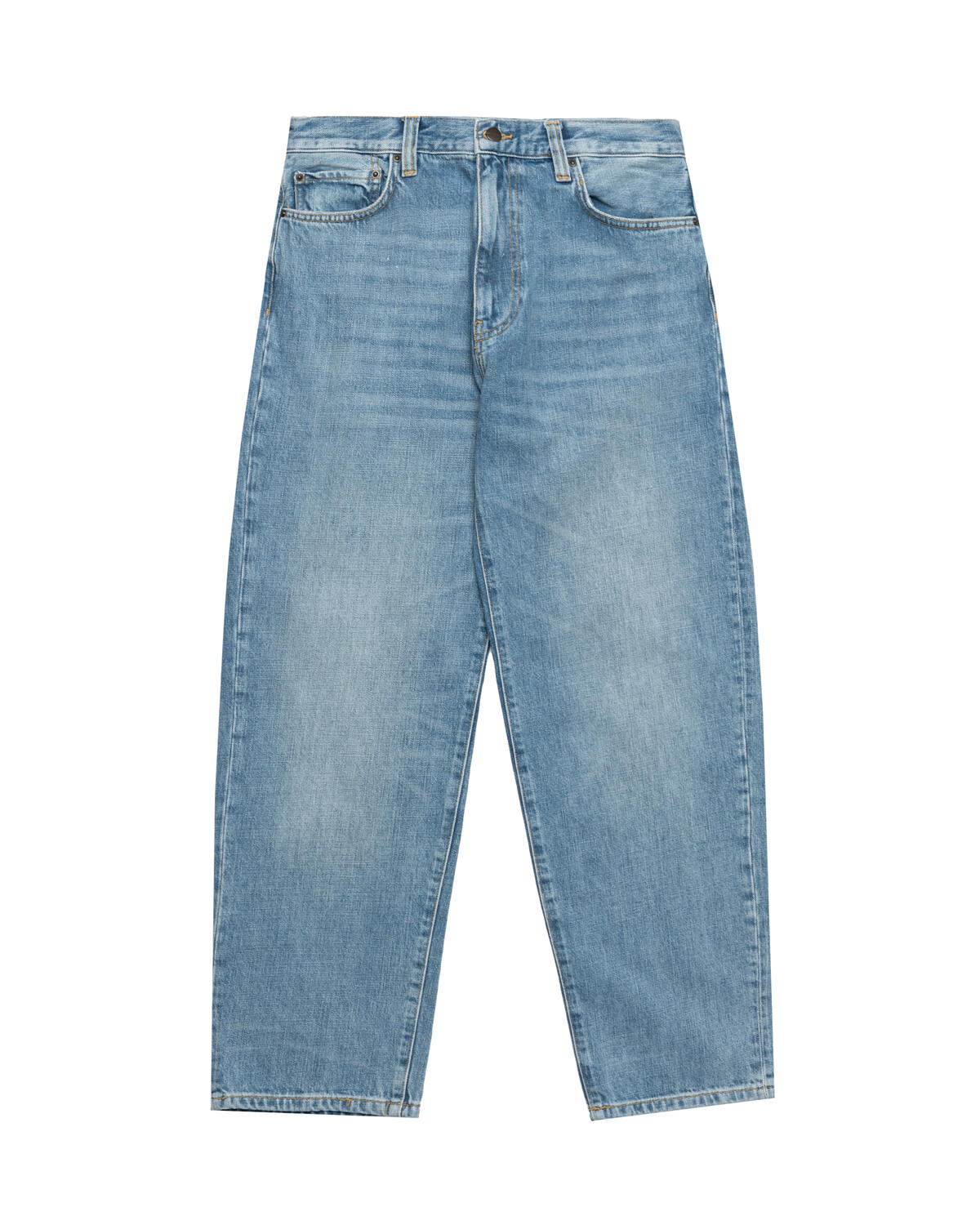 Carhartt WIP Aaron Pant Blue Dark Used Wash - Image 8