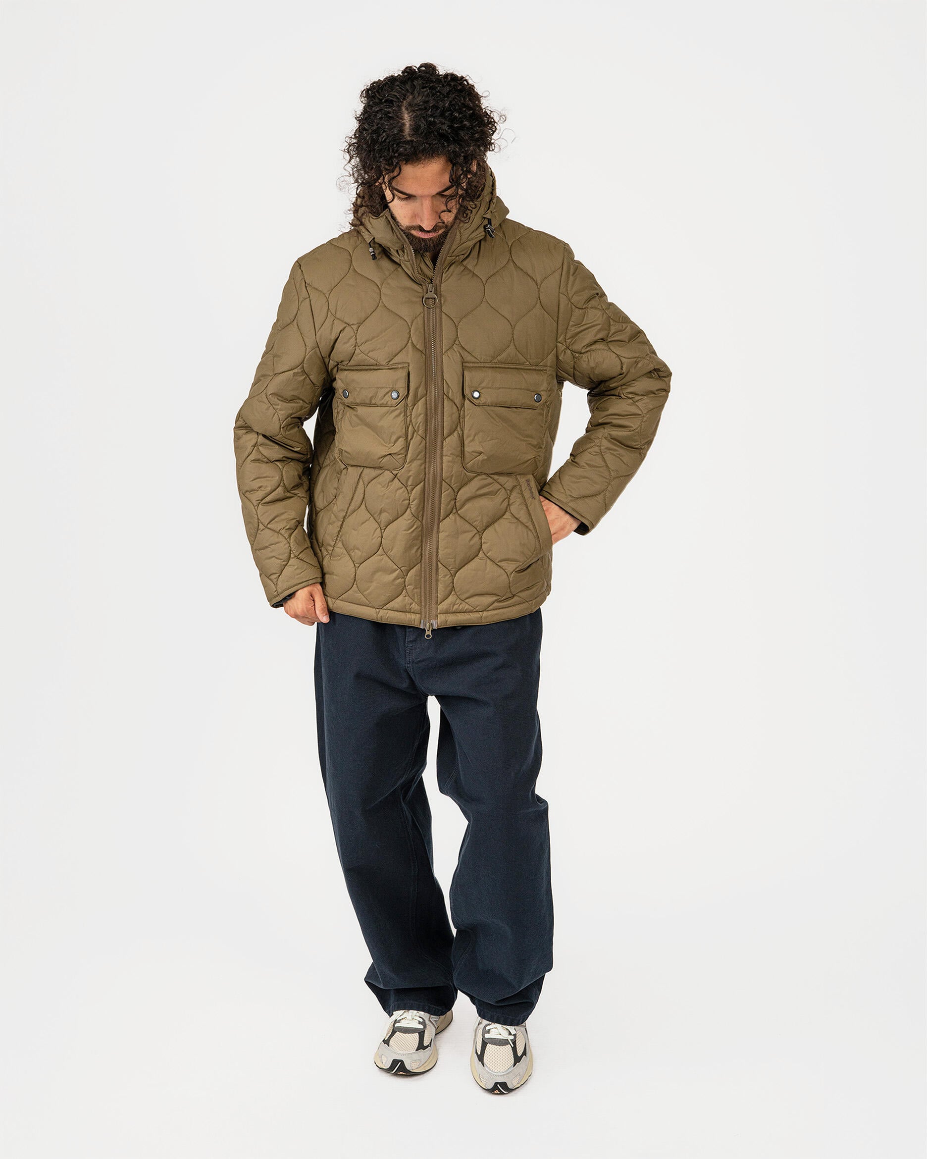 Quilt Jacket Barbour Fibre Down Coat Clothing Barbour Bernera 