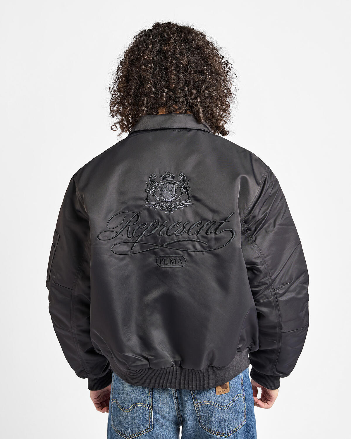 Puma x REPRESENT Bomber - Flat Dark Gray - Image 13