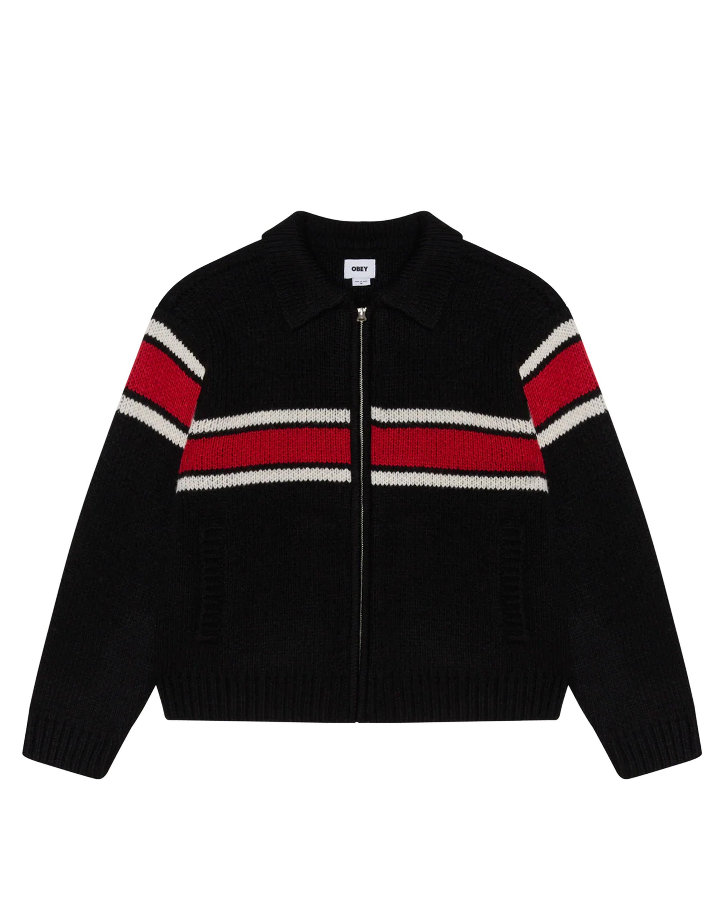 Obey BERNARD ZIP UP SWEATER