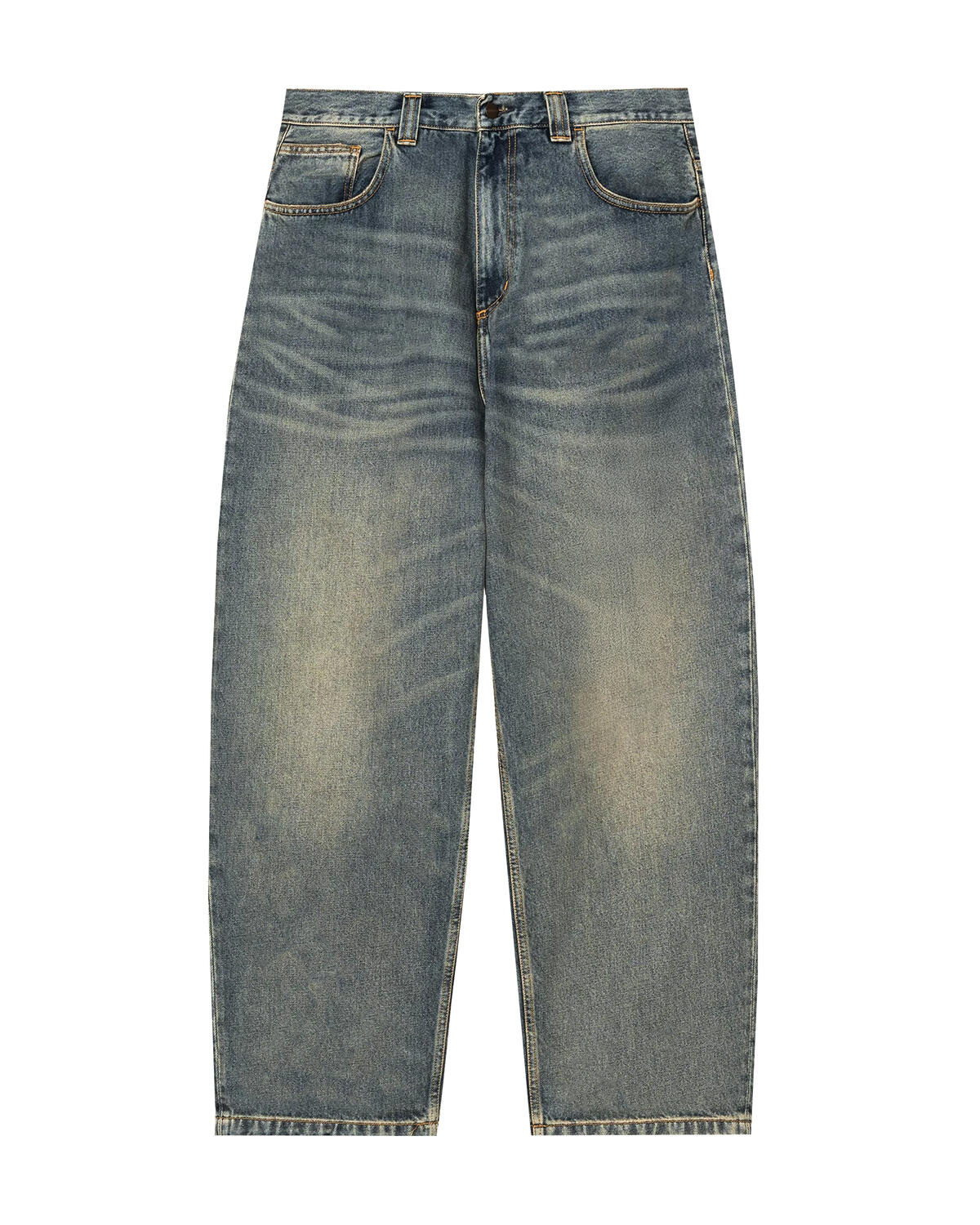 Carhartt WIP Brandon Pant - Worn Used Wash (Blue) - Image 11